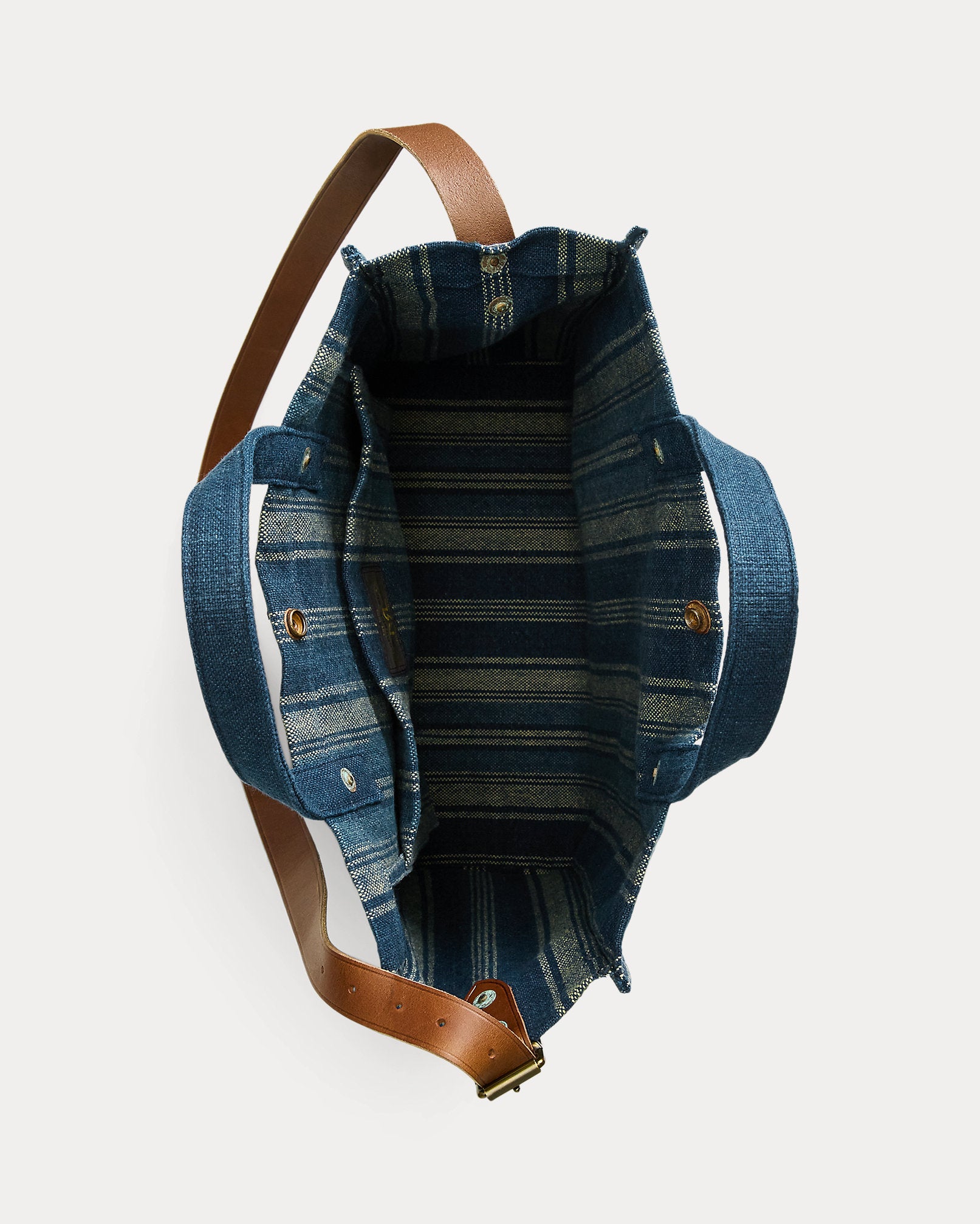 RRL Handwoven Indigo Carpenter Tote