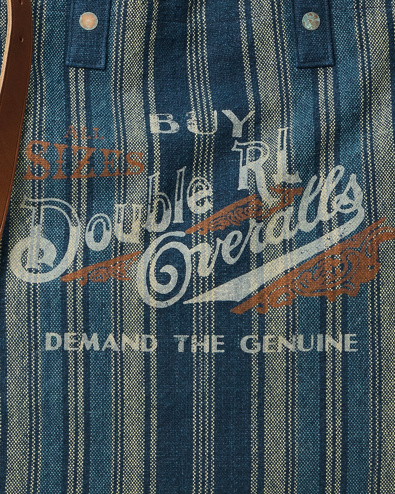 RRL Handwoven Indigo Carpenter Tote