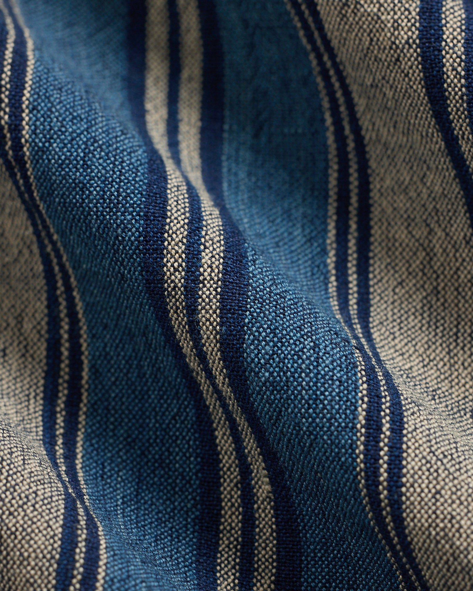 RRL Handwoven Striped Cotton Scarf