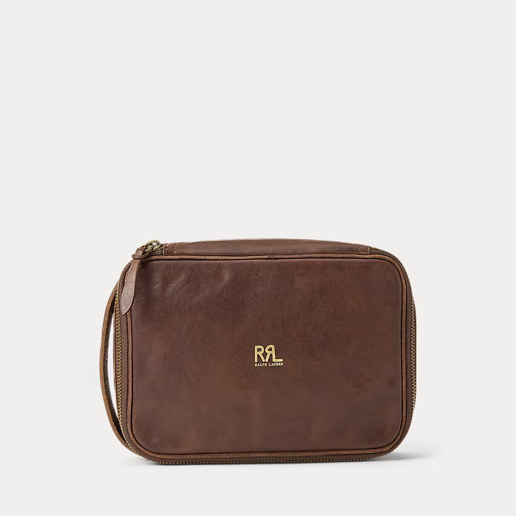 RRL Leather Travel Pouch