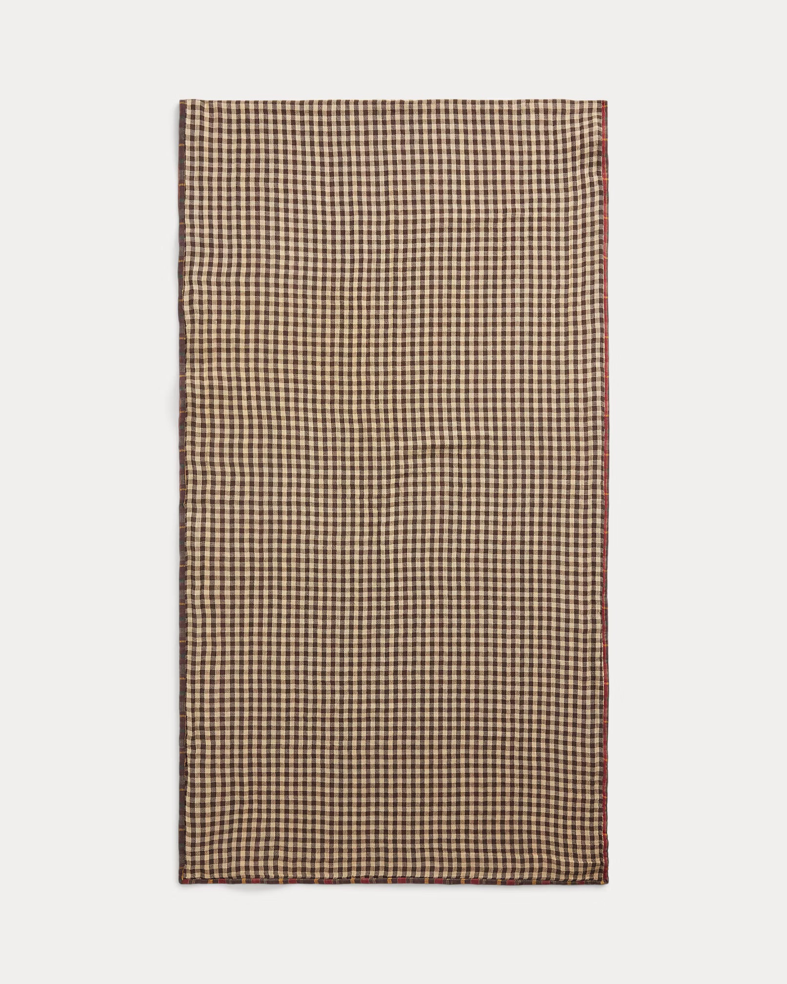 RRL Plaid Double-Faced Cotton Scarf