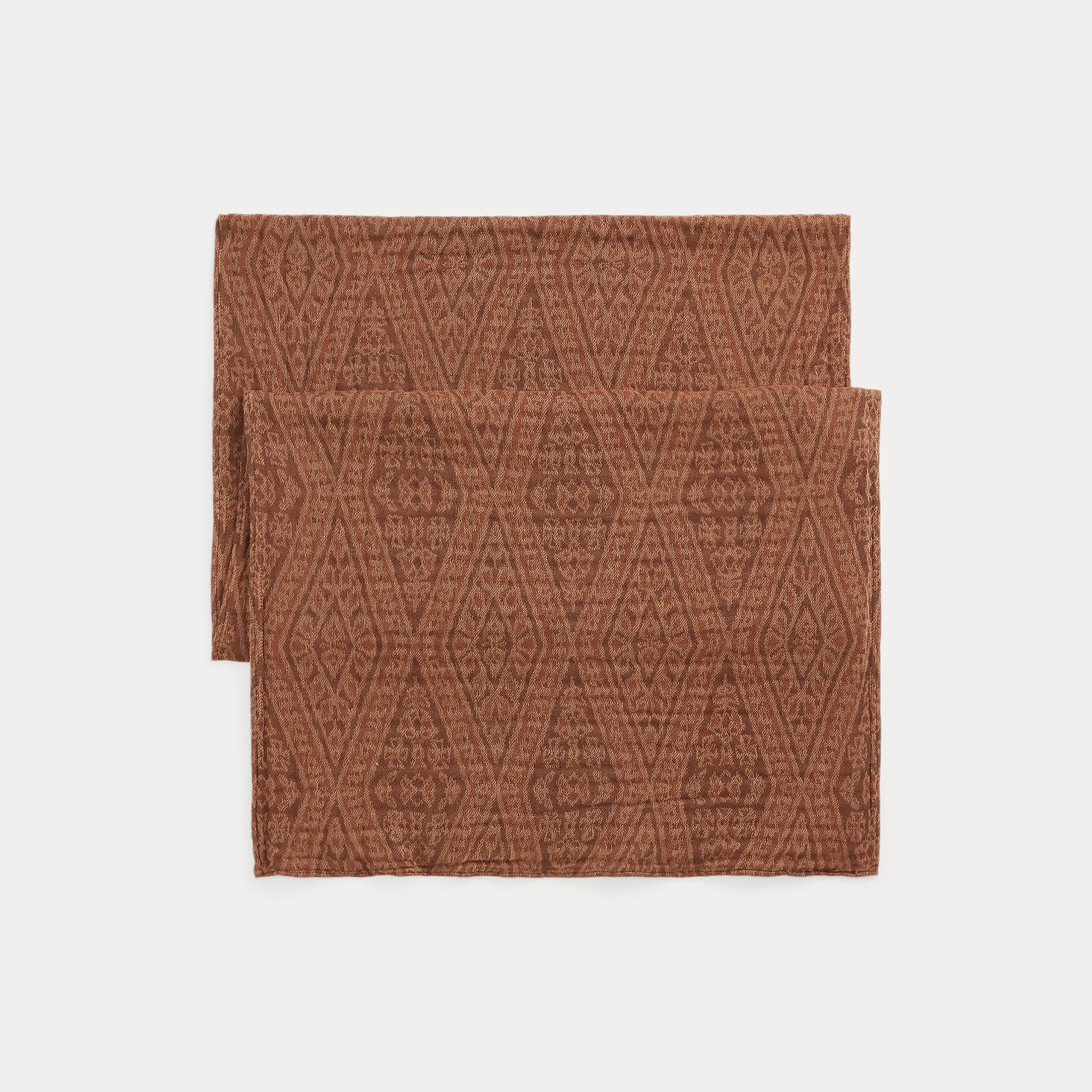 RRL Double-Faced Cotton Jacquard Scarf
