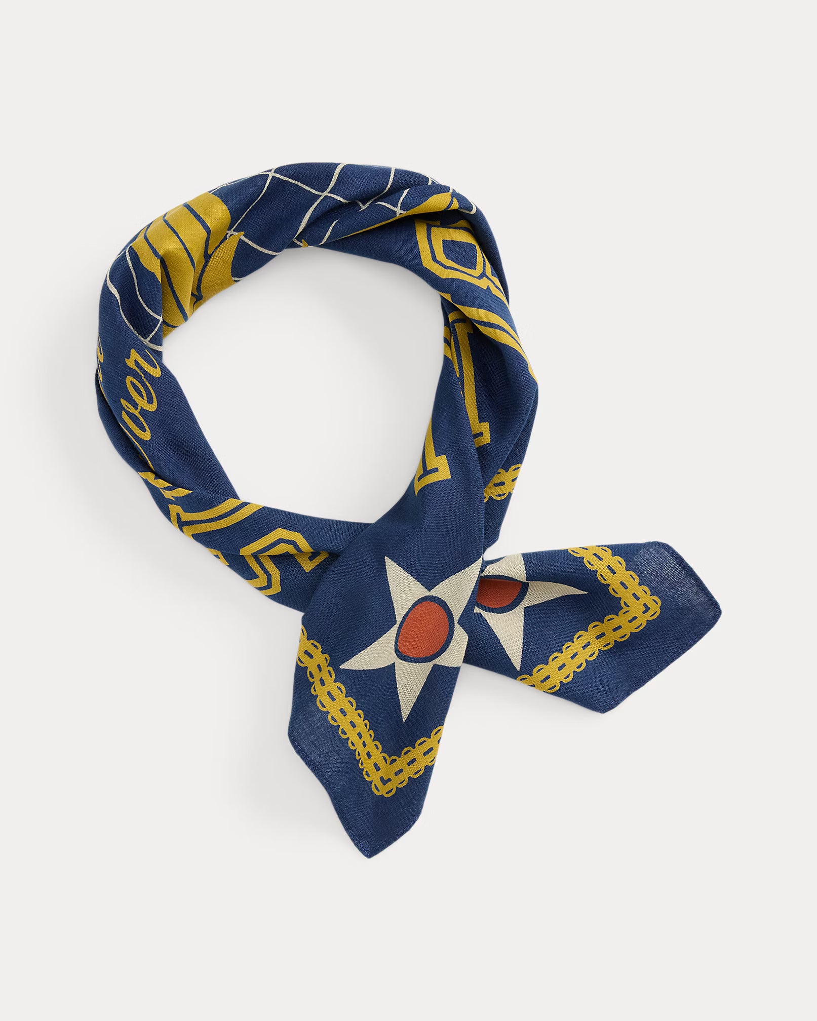 Indigo Logo Cotton Bandanna