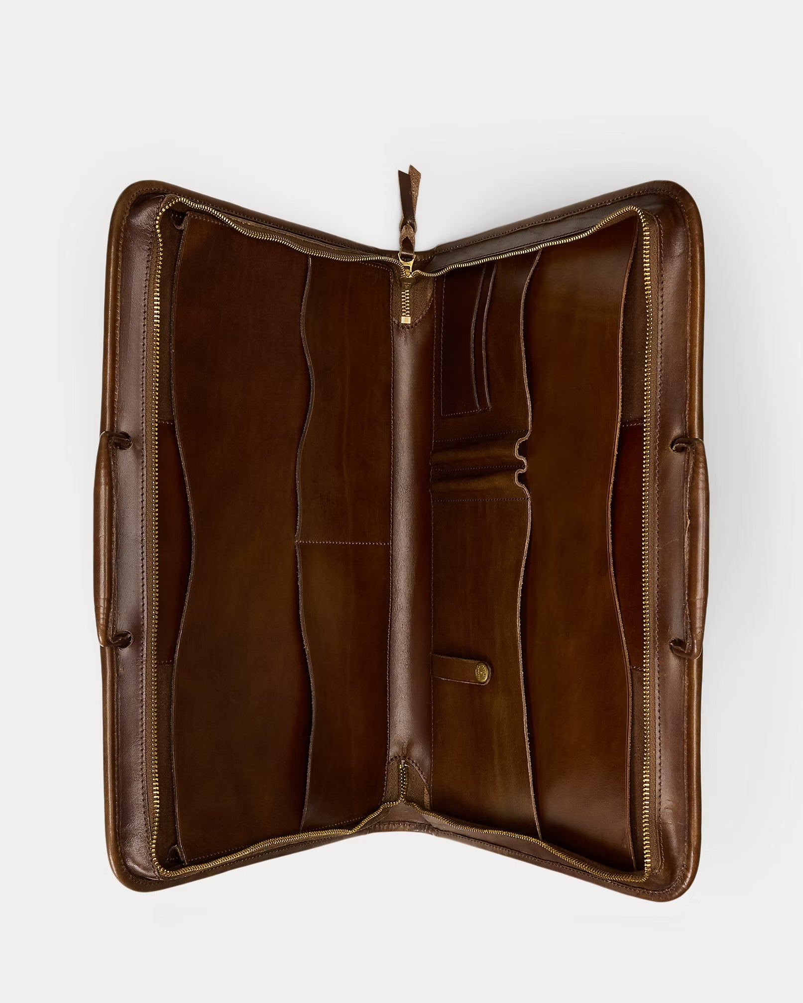 RRL Hand-Tooled Leather Briefcase
