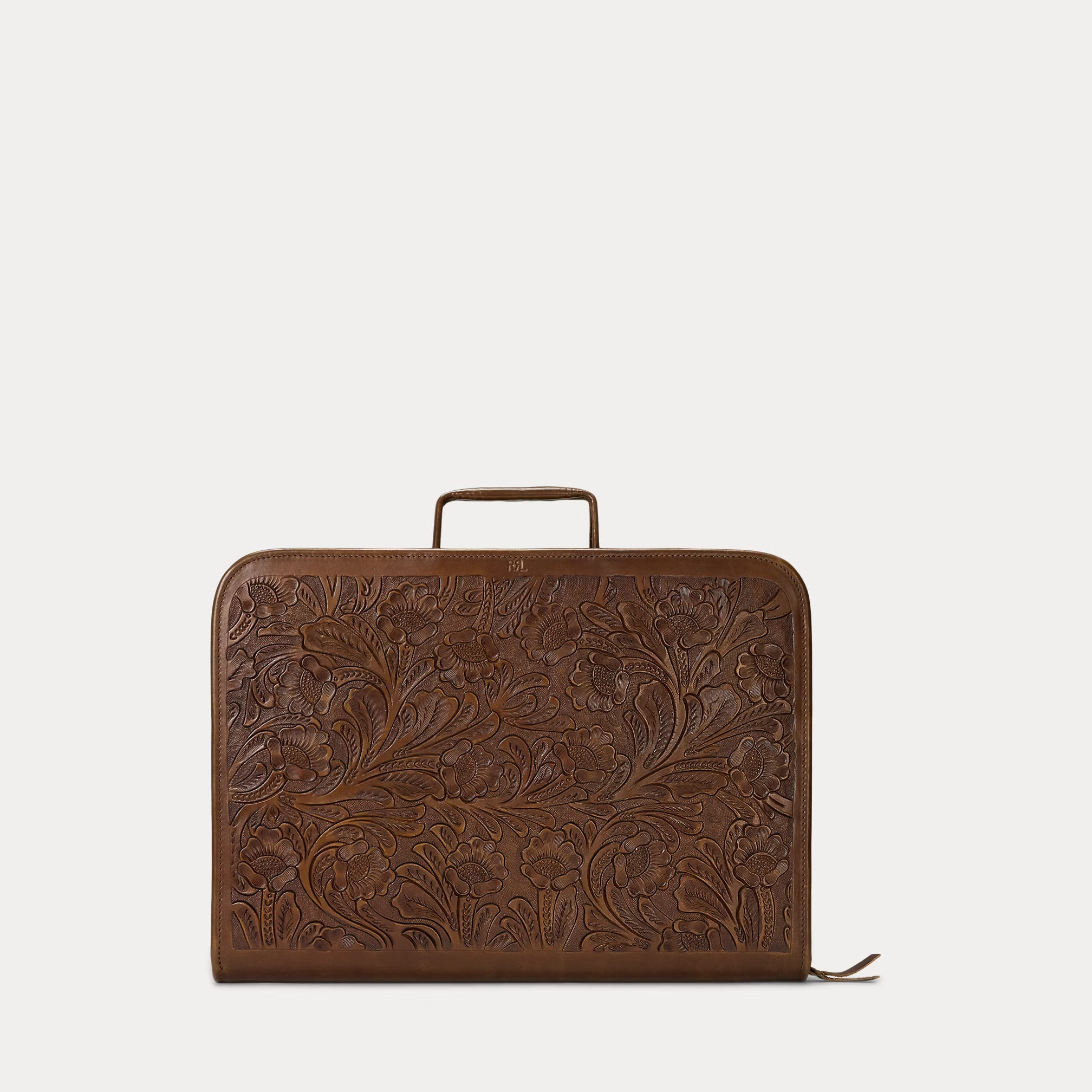 RRL Hand-Tooled Leather Briefcase