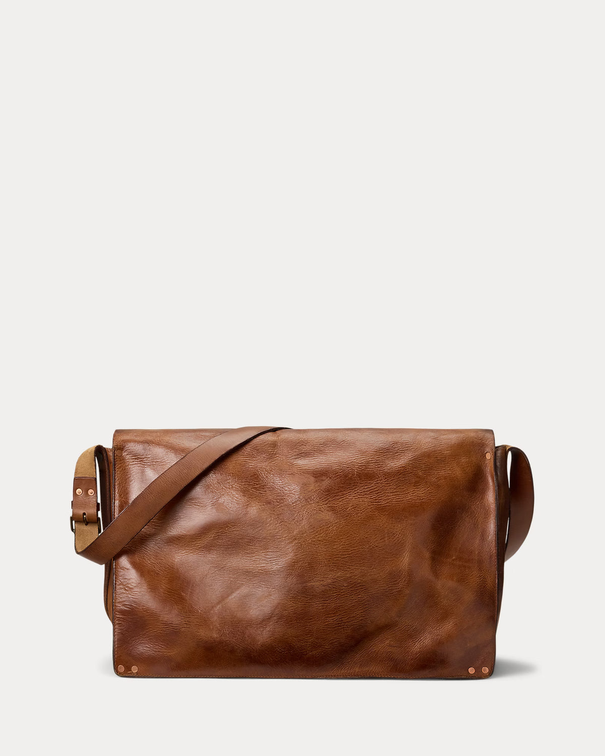 RRL Leather Messenger Bag