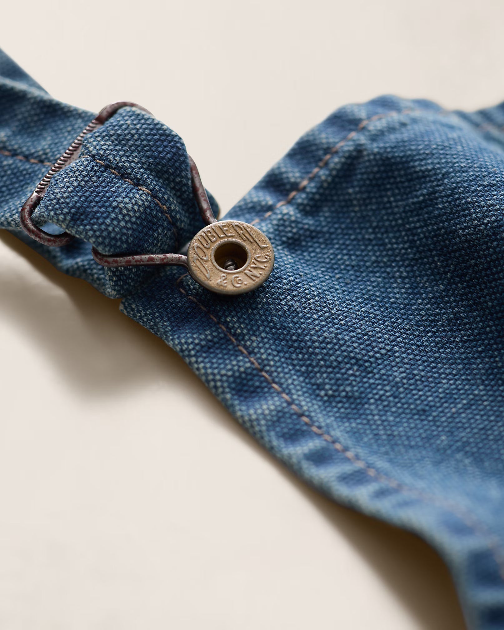 RRL Logo Indigo Canvas Apron