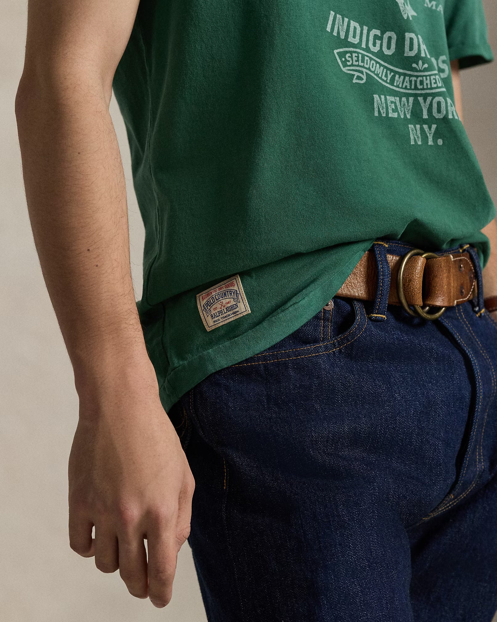 Classic Fit Jersey Graphic T-Shirt Save your Wishlist Polo Ralph Lauren