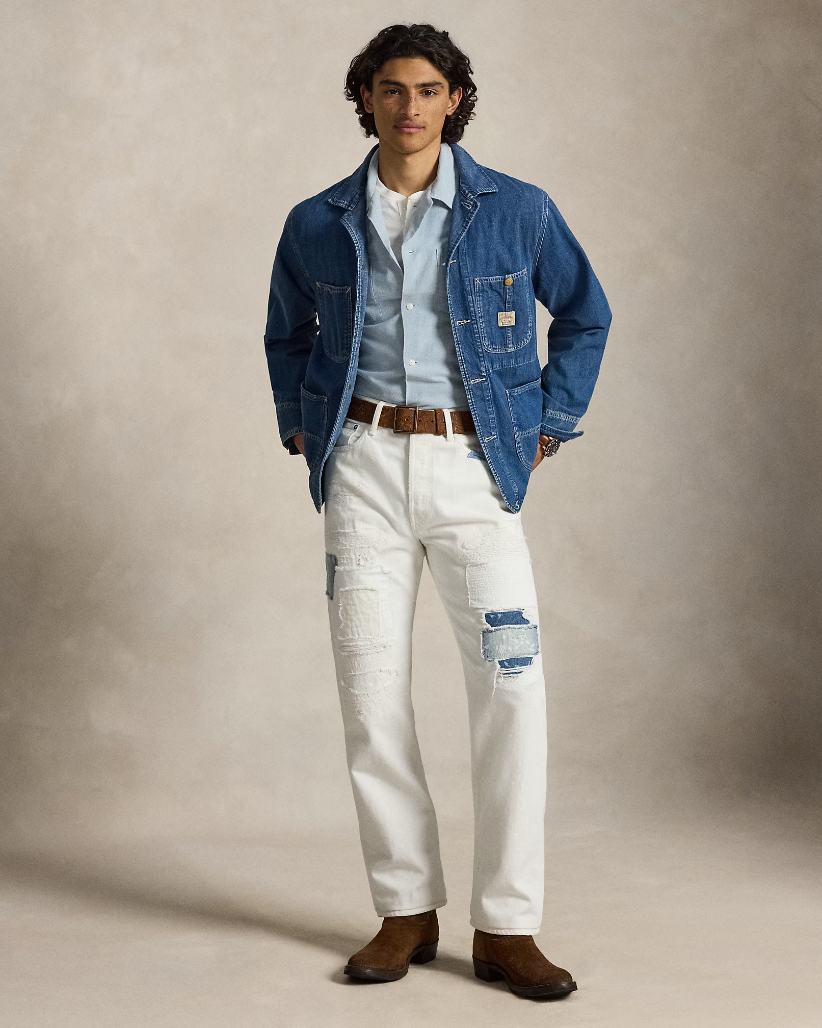 Polo Country Relaxed Fit Oxford Camp Shirt