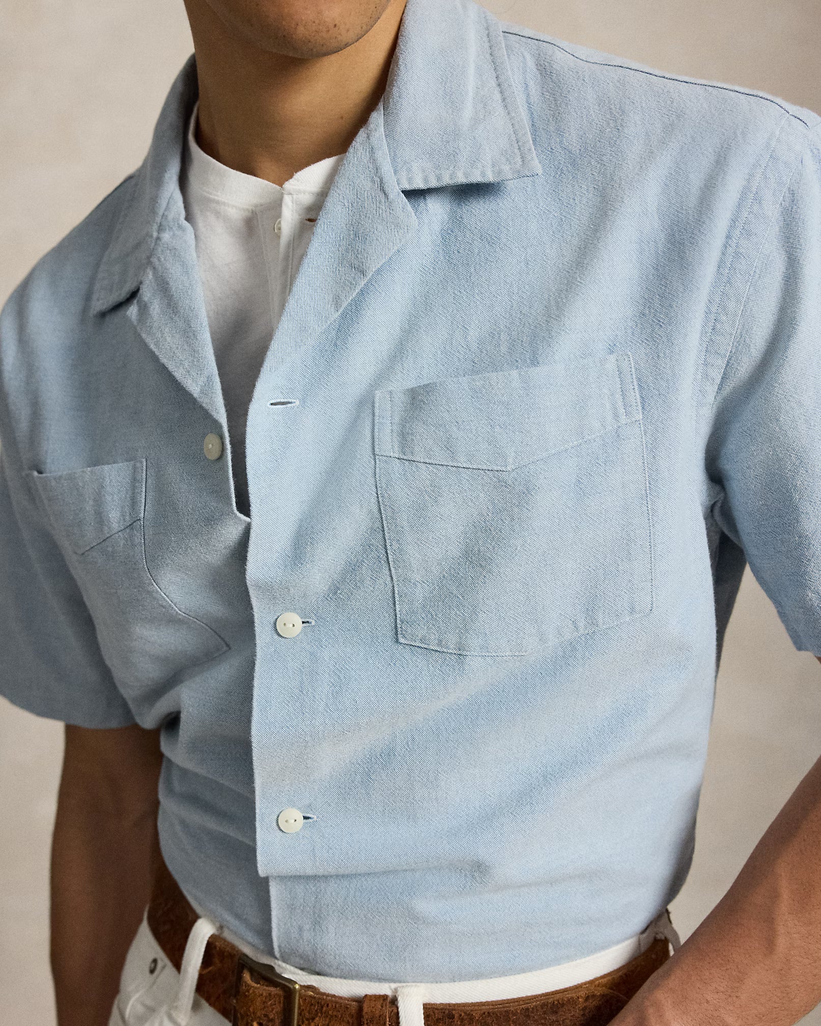 Polo Country Relaxed Fit Oxford Camp Shirt