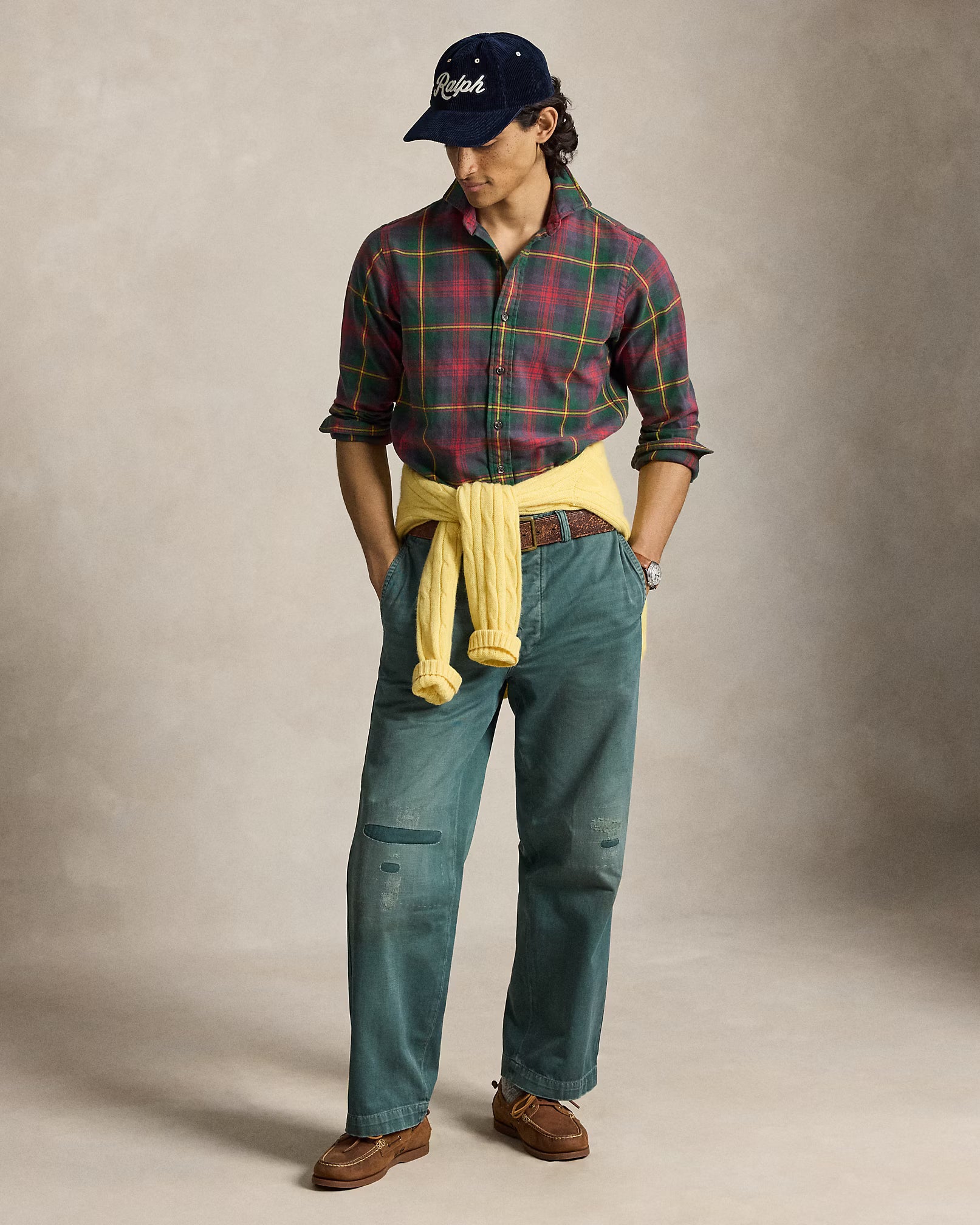 Classic Fit Plaid Flannel Shirt