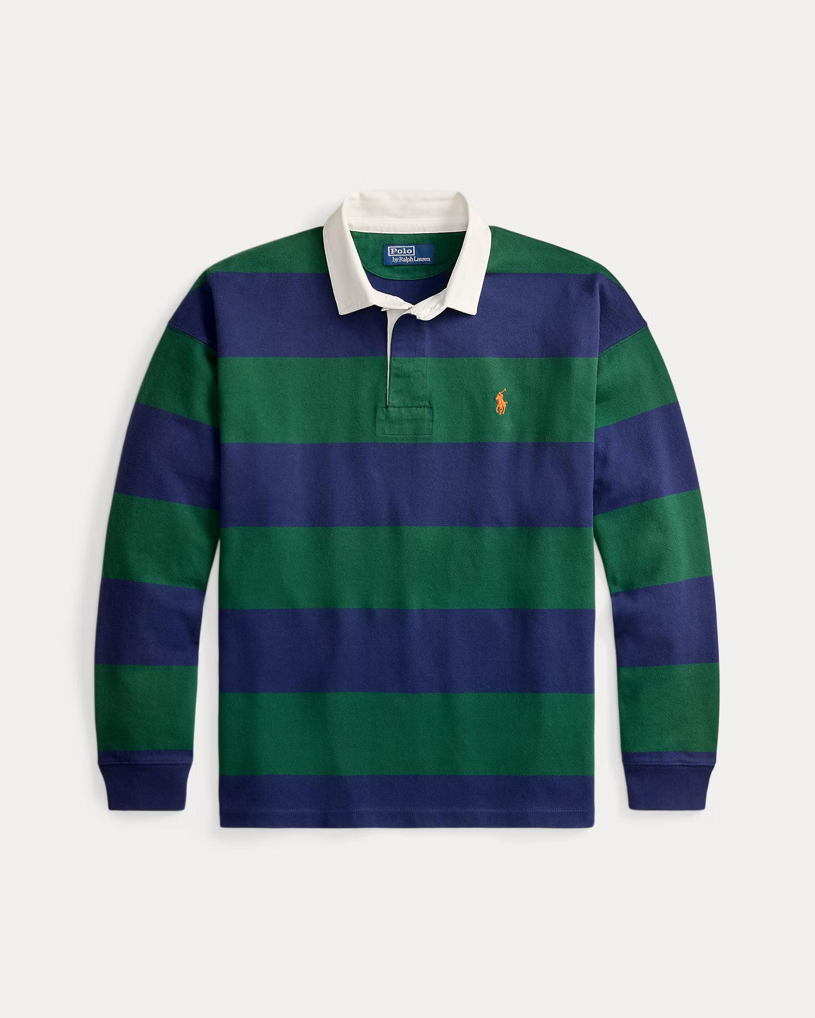 Big Fit Striped Jersey Rugby Shirt