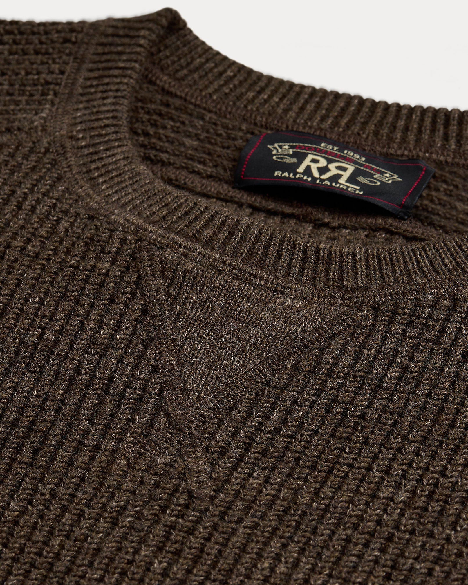 RRL Waffle-Knit Cotton-Wool Sweater