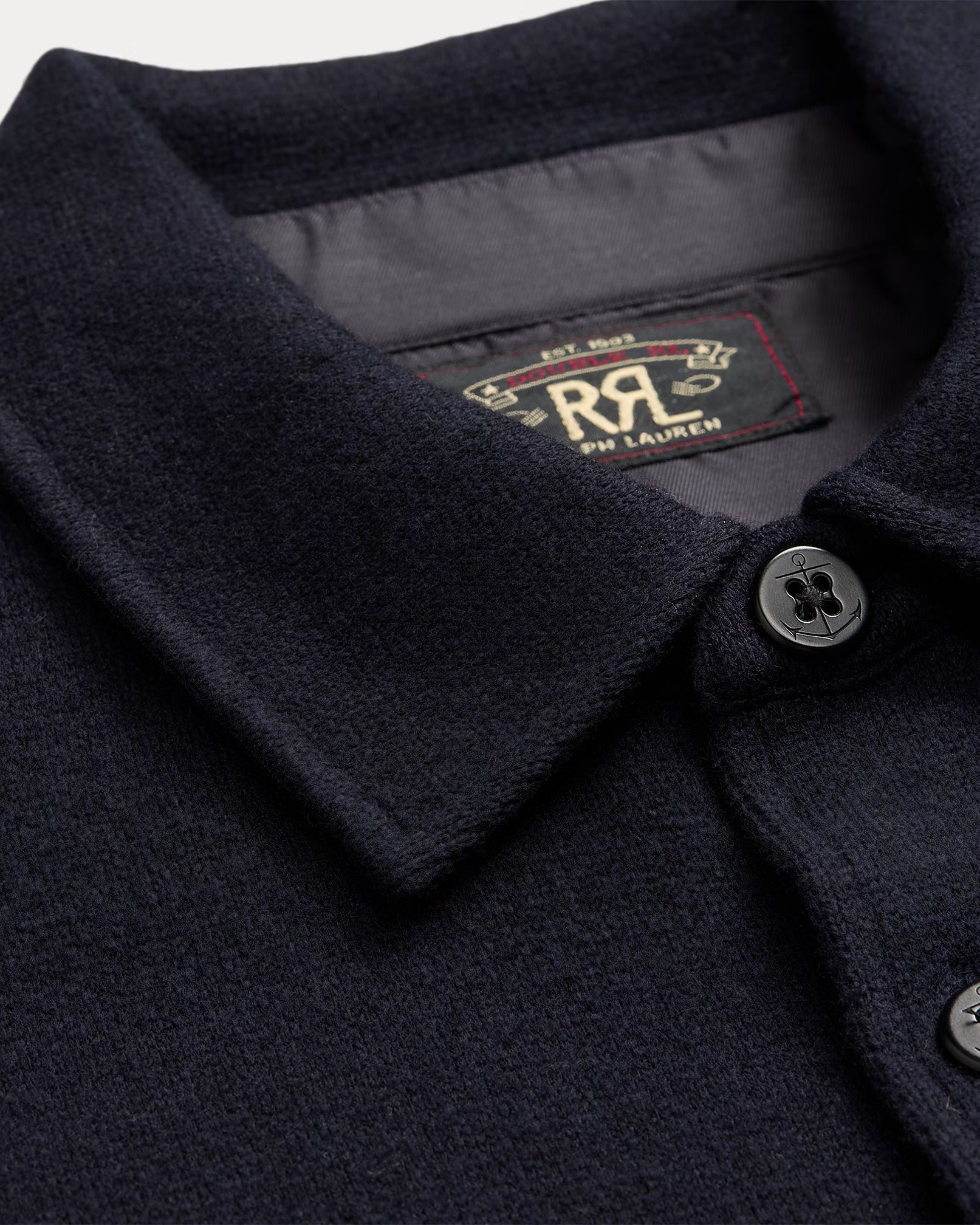 RRL Birdseye Jacquard Wool Workshirt Sweater