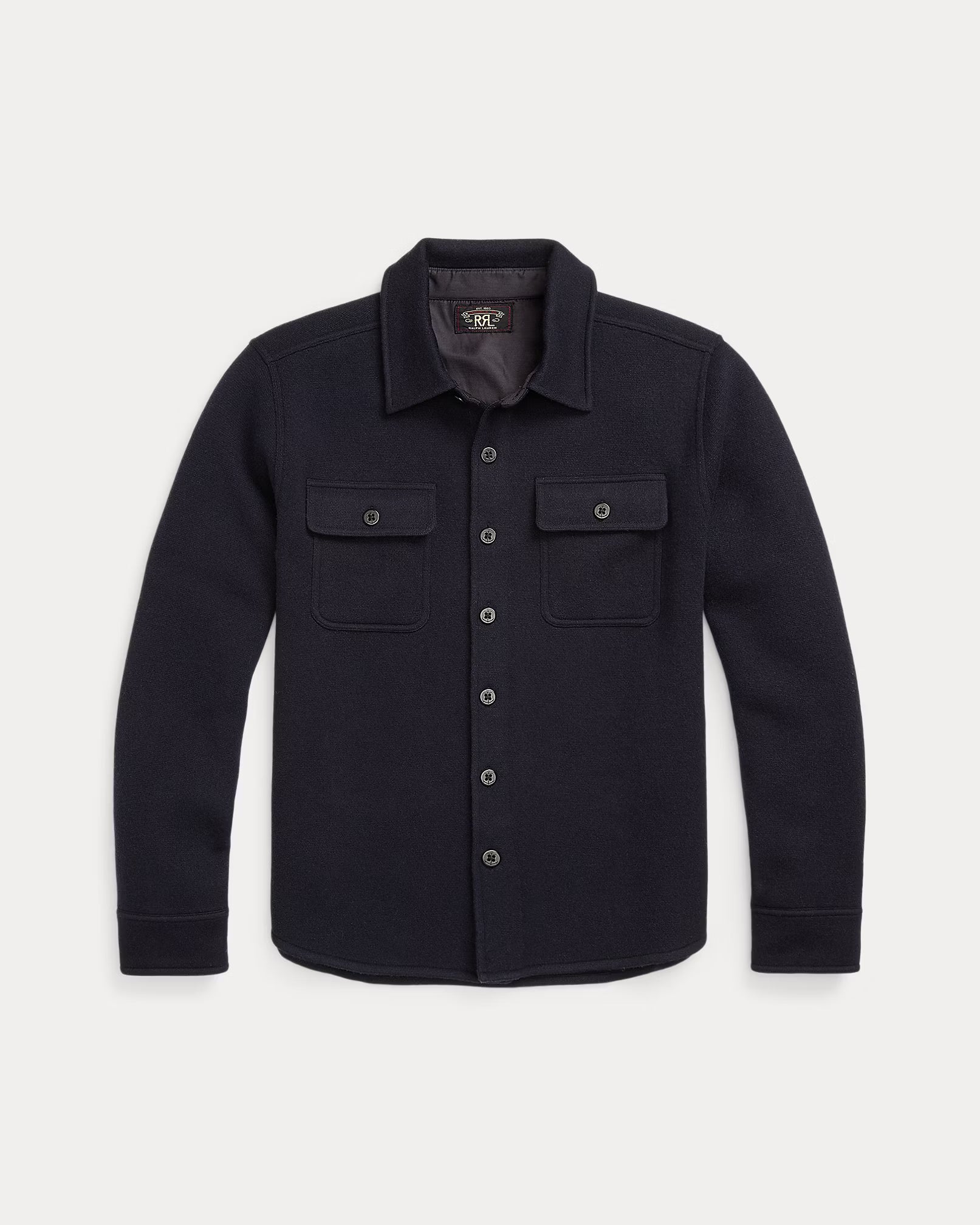 RRL Birdseye Jacquard Wool Workshirt Sweater