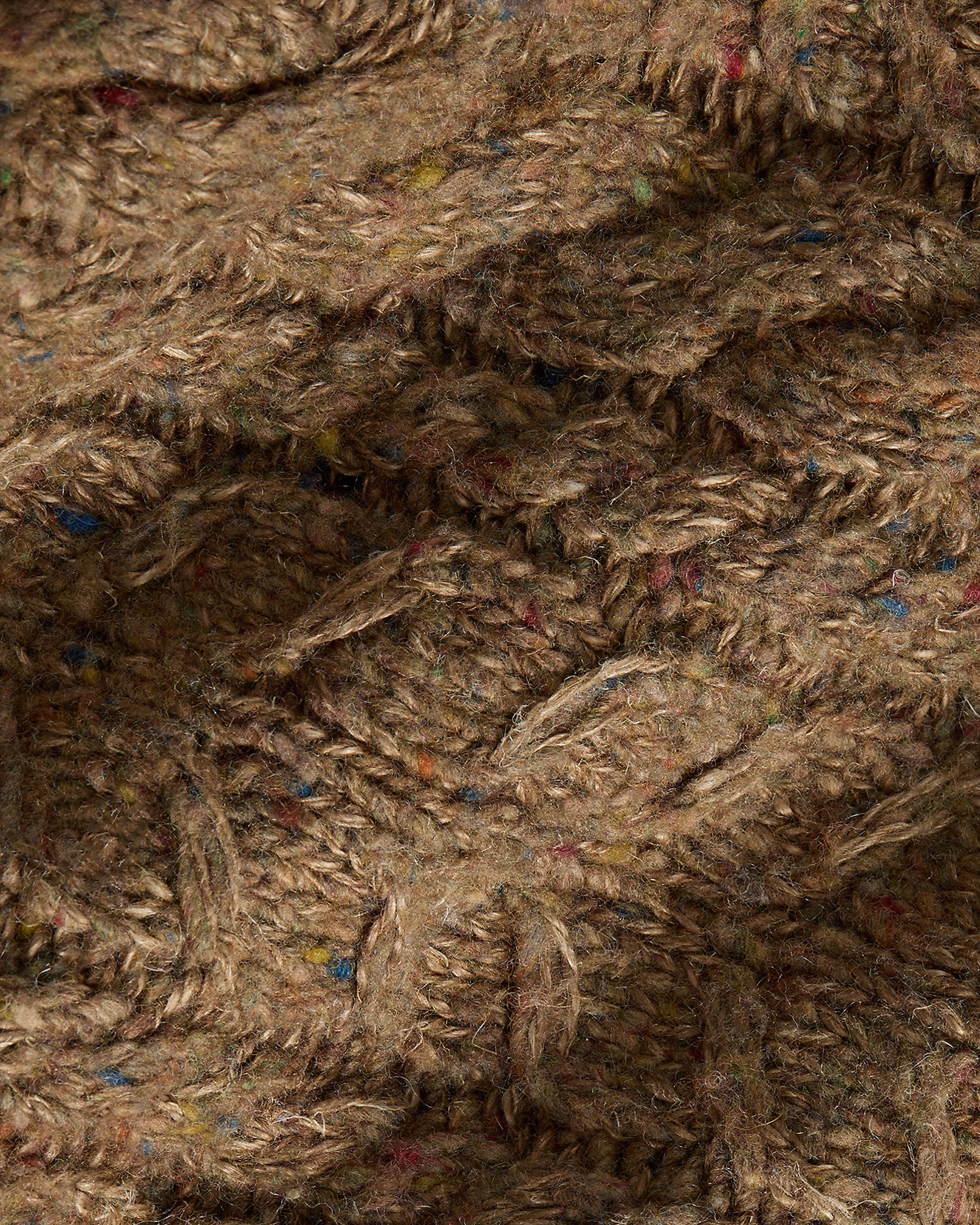 RRL Aran-Knit Shawl-Collar Sweater