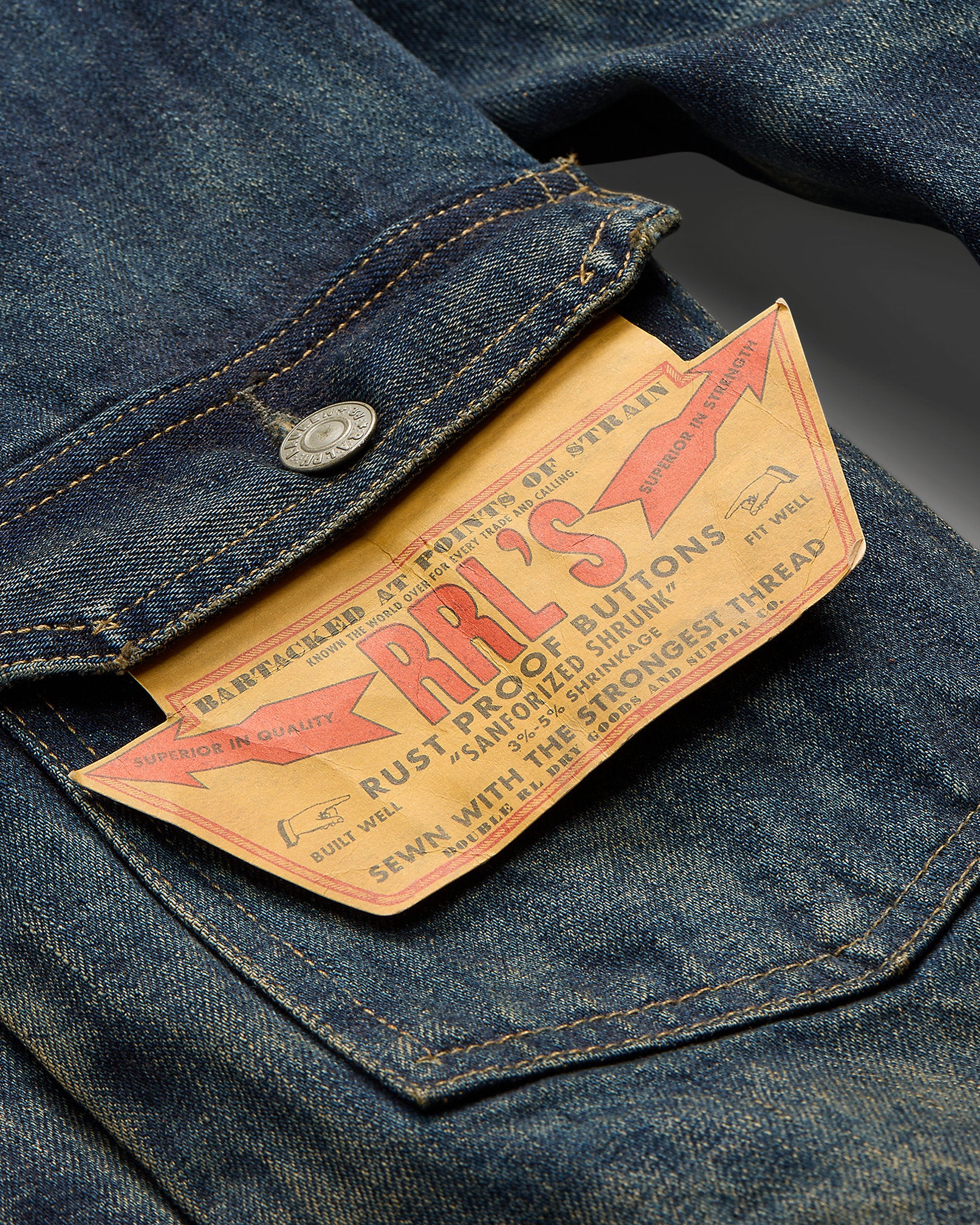 RRL Westview Denim Trucker Jacket