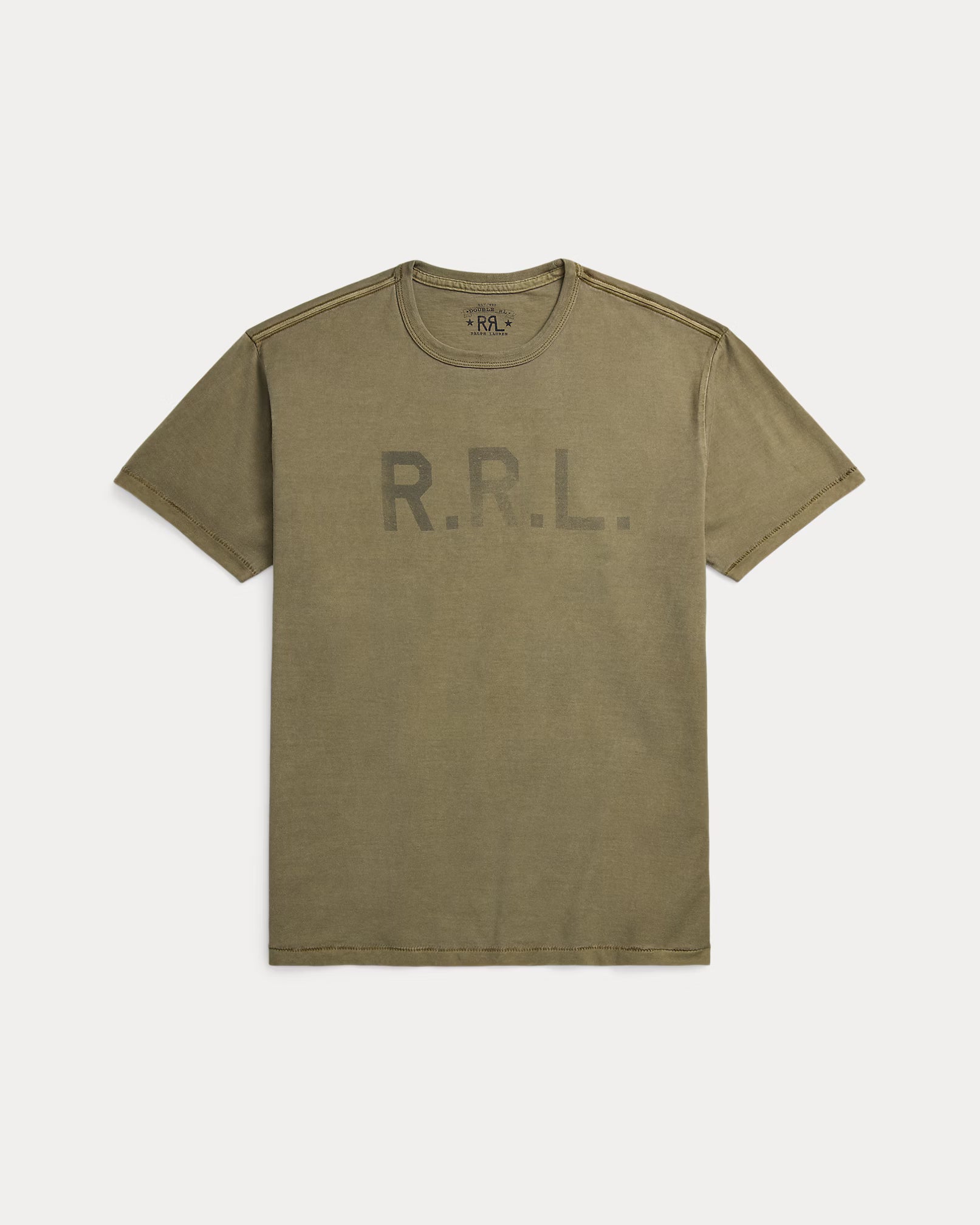 RRL Garment-Dyed Logo Jersey T-Shirt