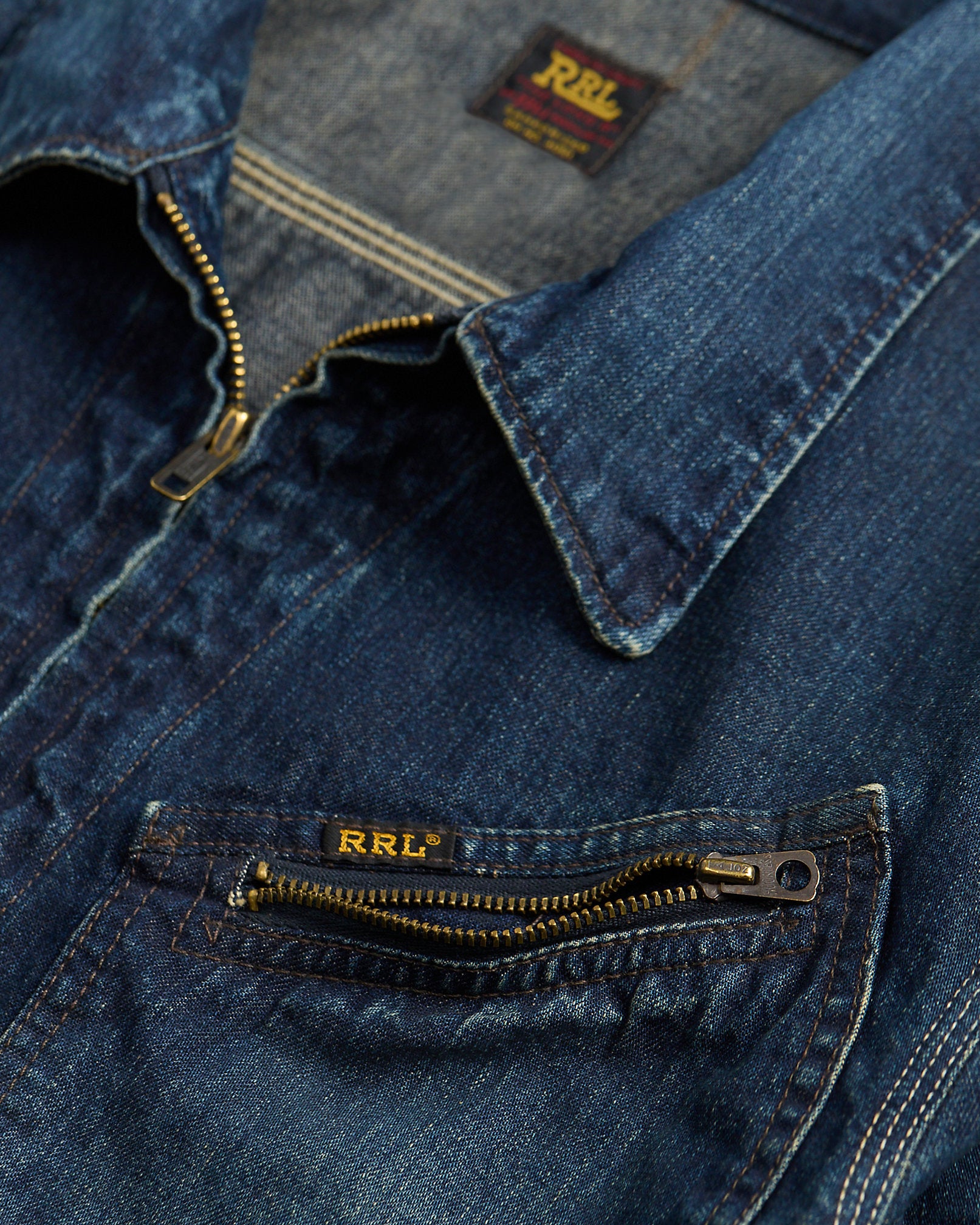 RRL Leyton Indigo Denim Jacket