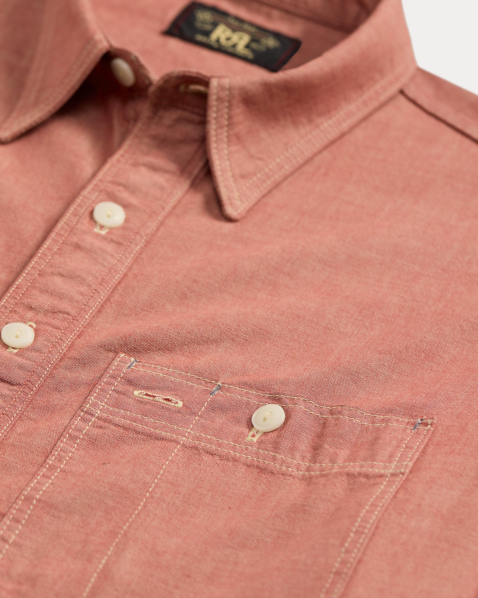 RRL Selvedge-Detailed Chambray Workshirt
