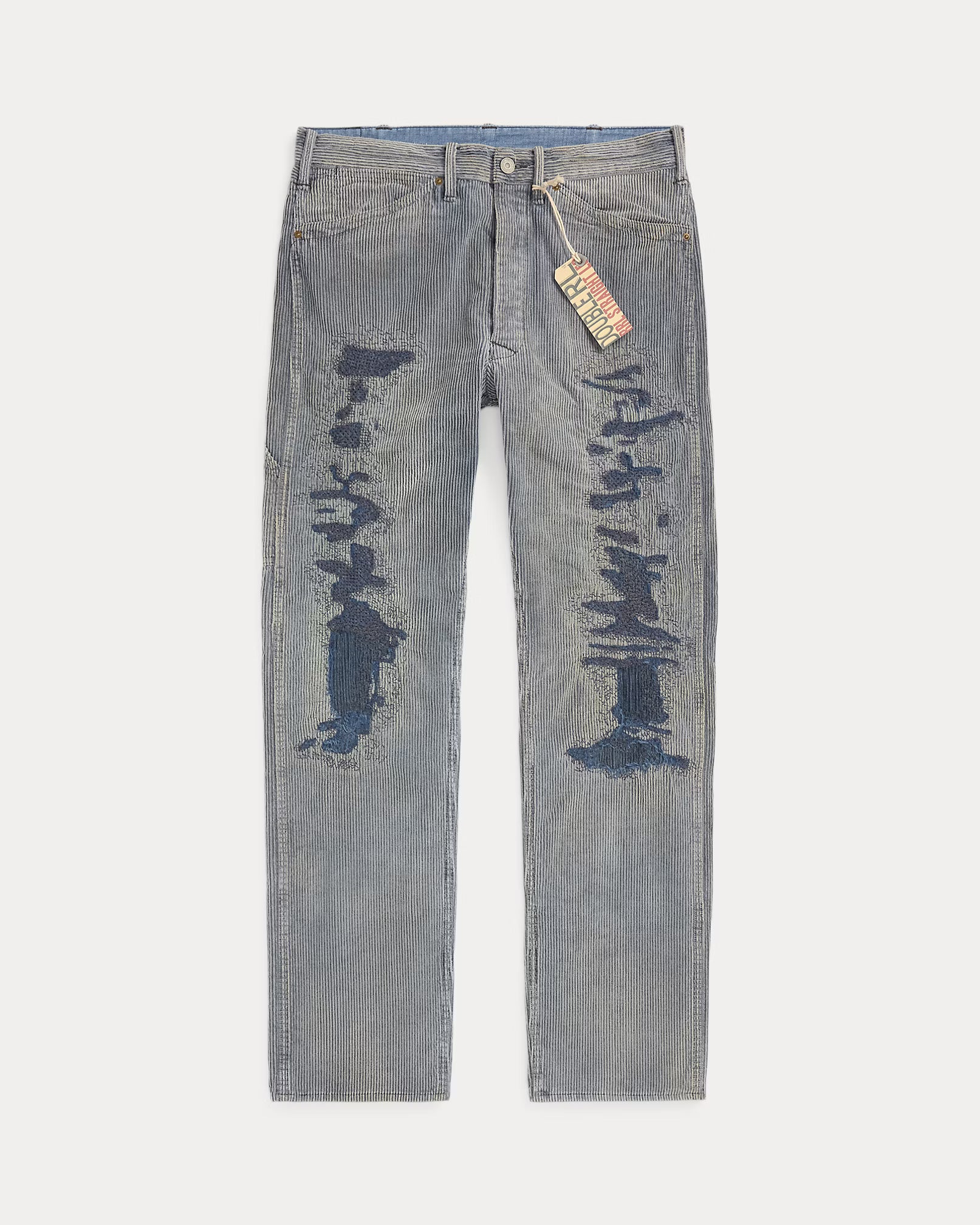 RRL Straight Fit Distressed Corduroy Pant