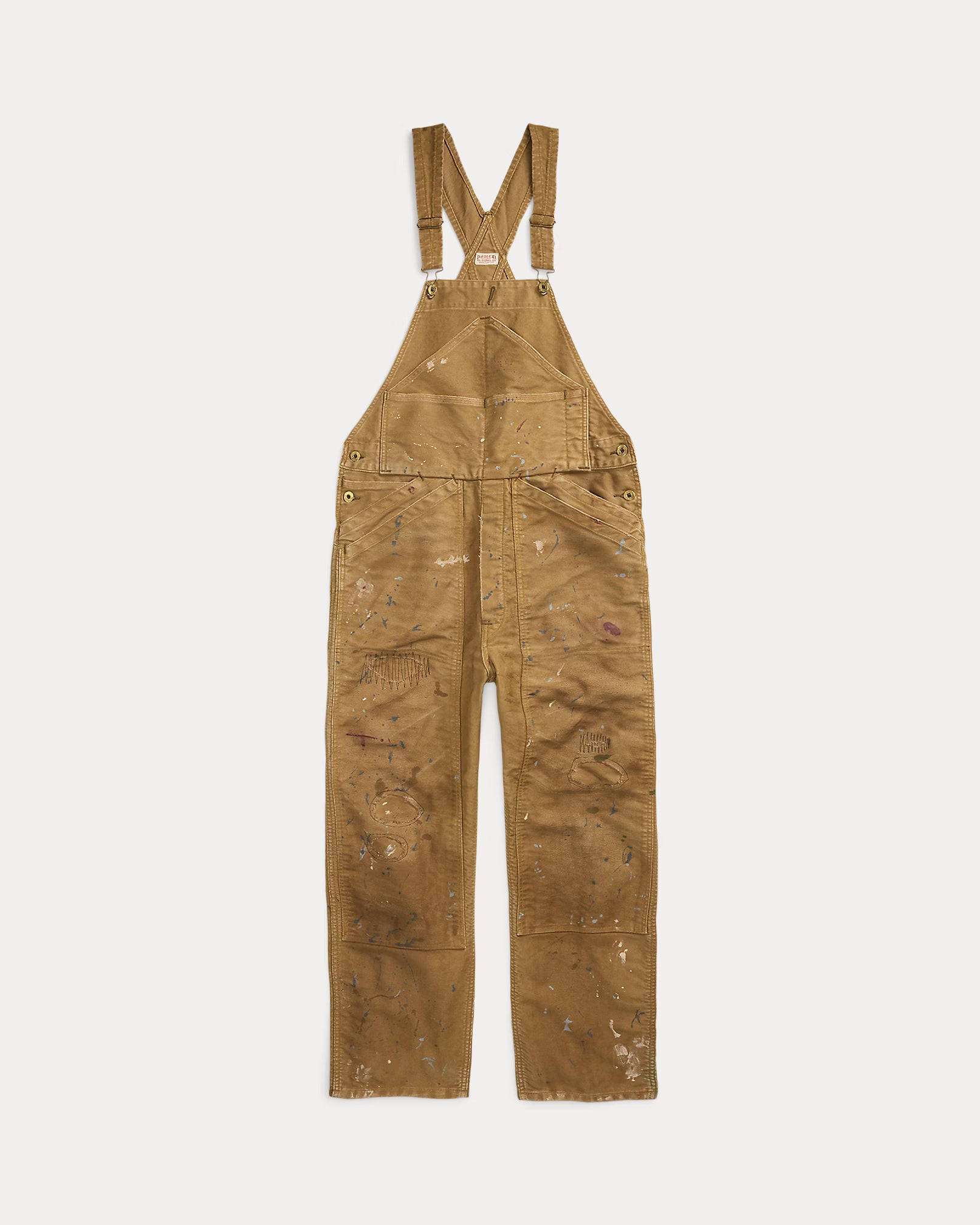 RRL Paint-Splattered Cotton Moleskin Overall