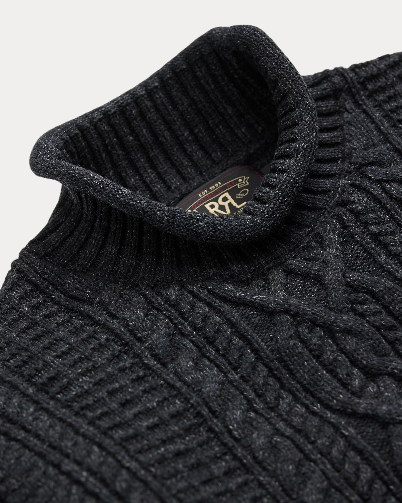 RRL Cotton-Wool Rollneck Sweater