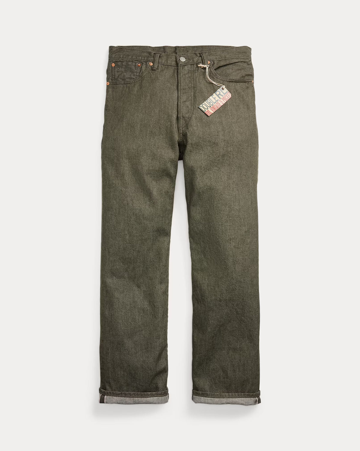 RRL Vintage 5-Pocket Olive Selvedge Jean