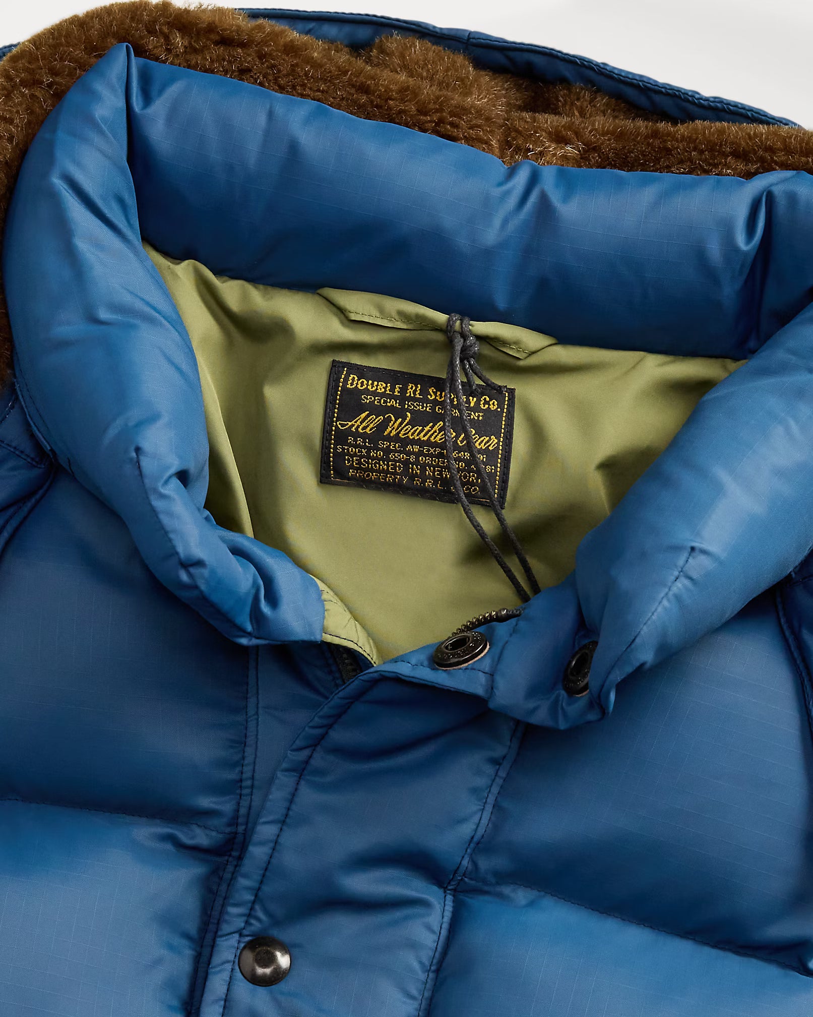 RRL Quilted Ripstop Hooded Jacket