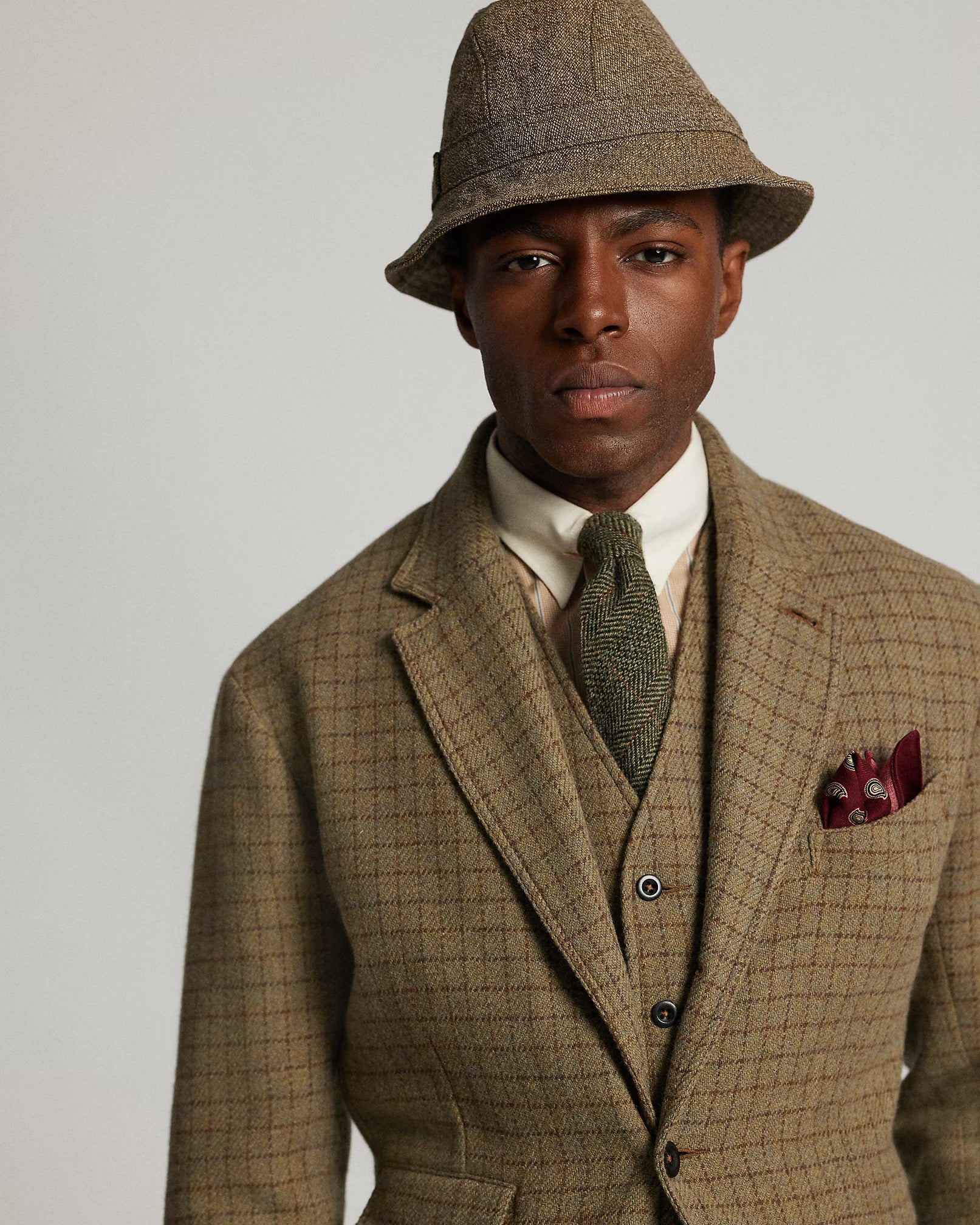 RRL Checked Wool Tweed Sport Coat
