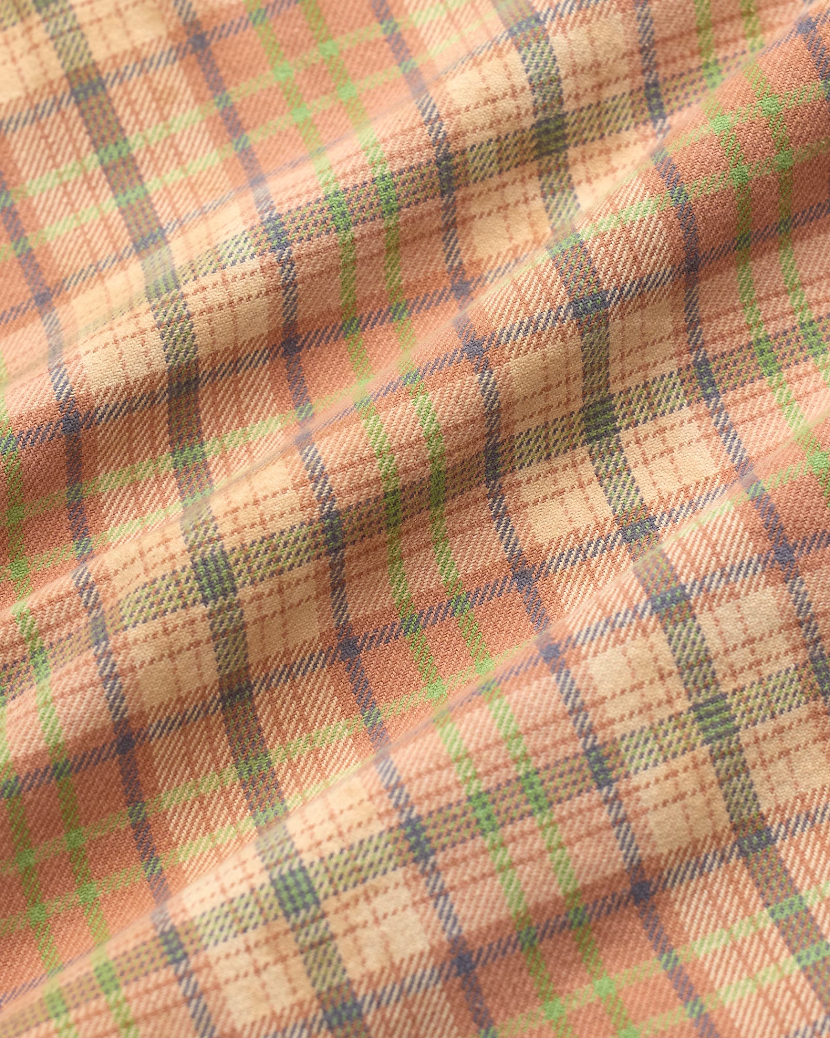 RRL Repaired Plaid Twill Camp Shirt