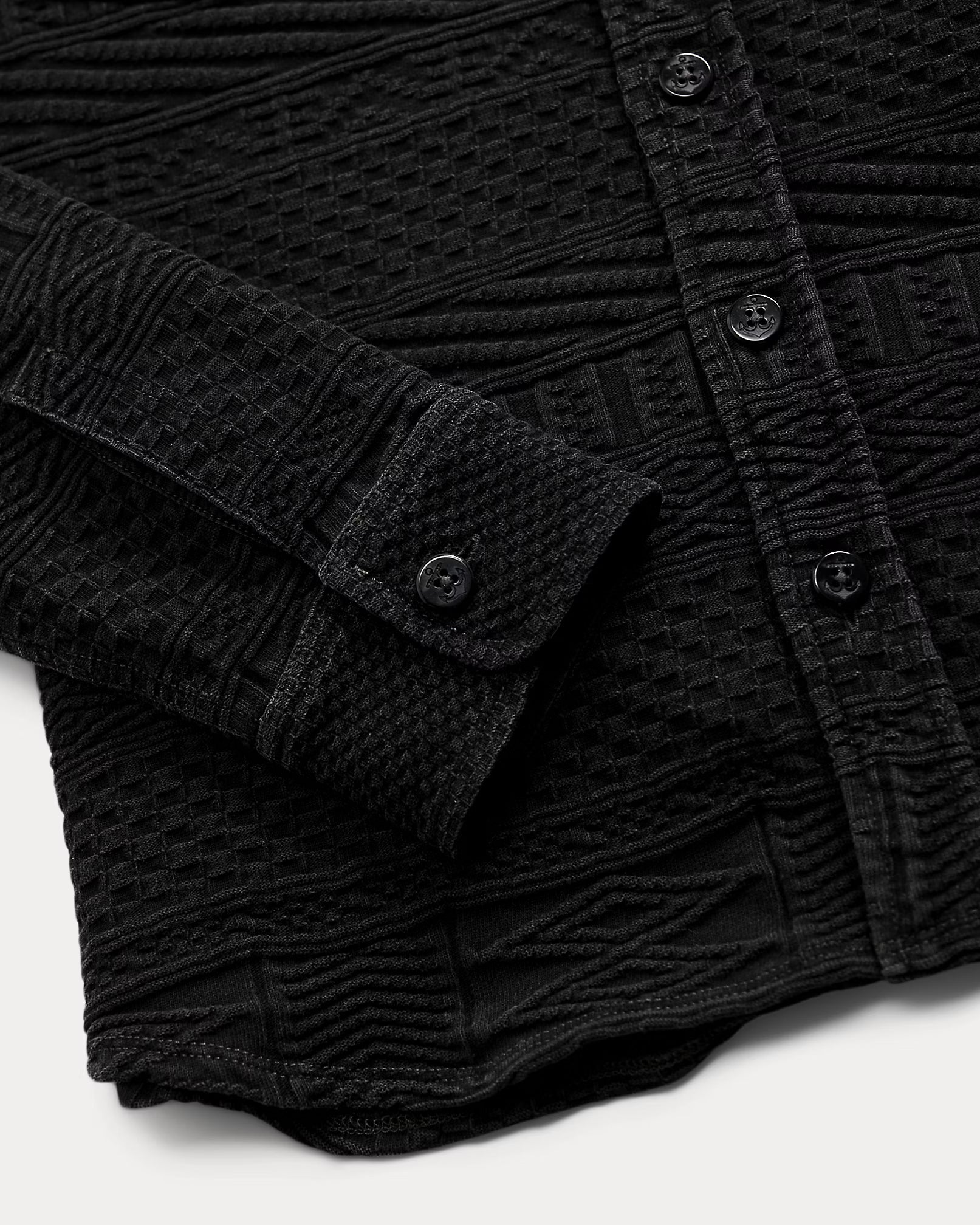 RRL Indigo Jacquard Workshirt