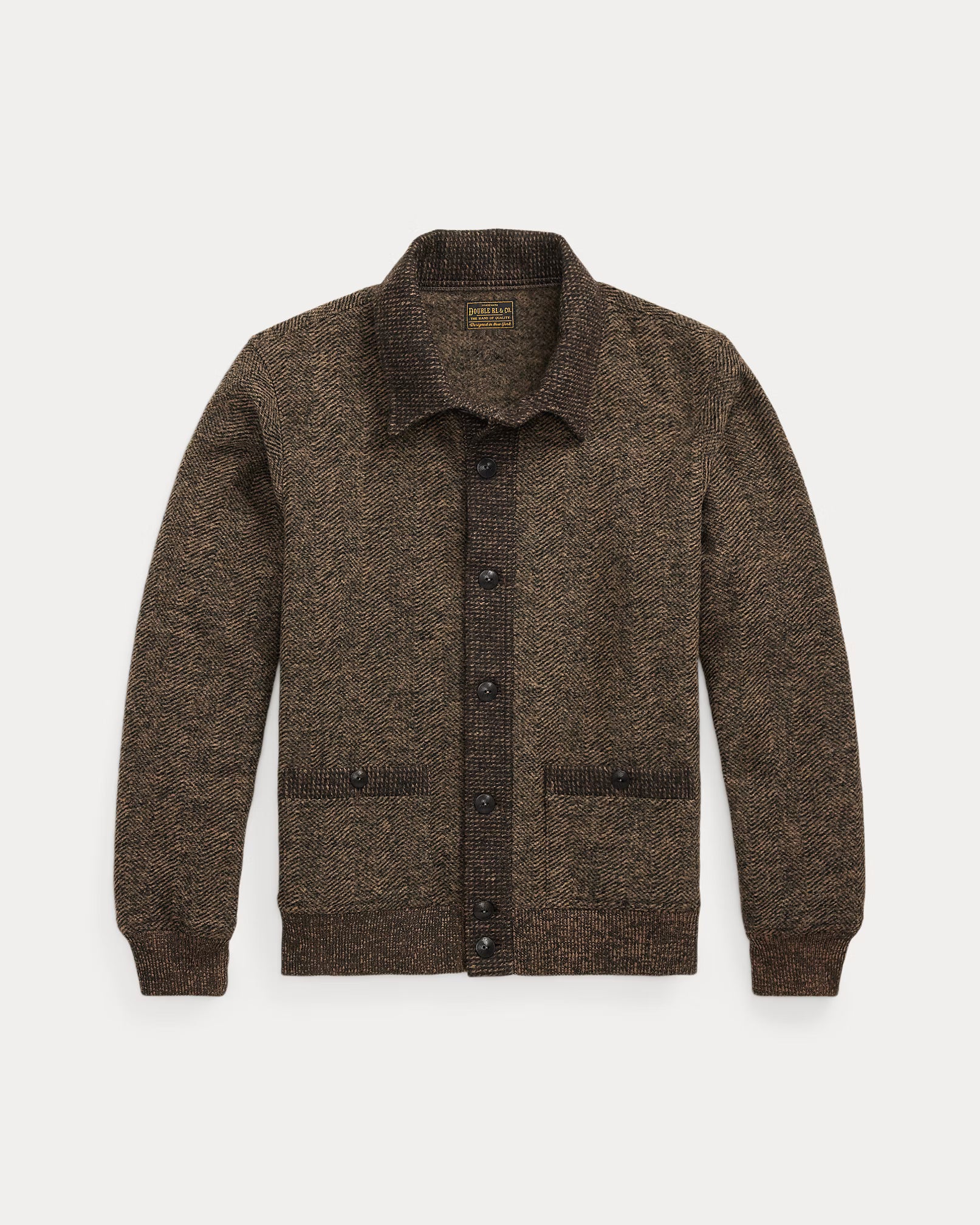 RRL Double-Knit Tweed Cardigan