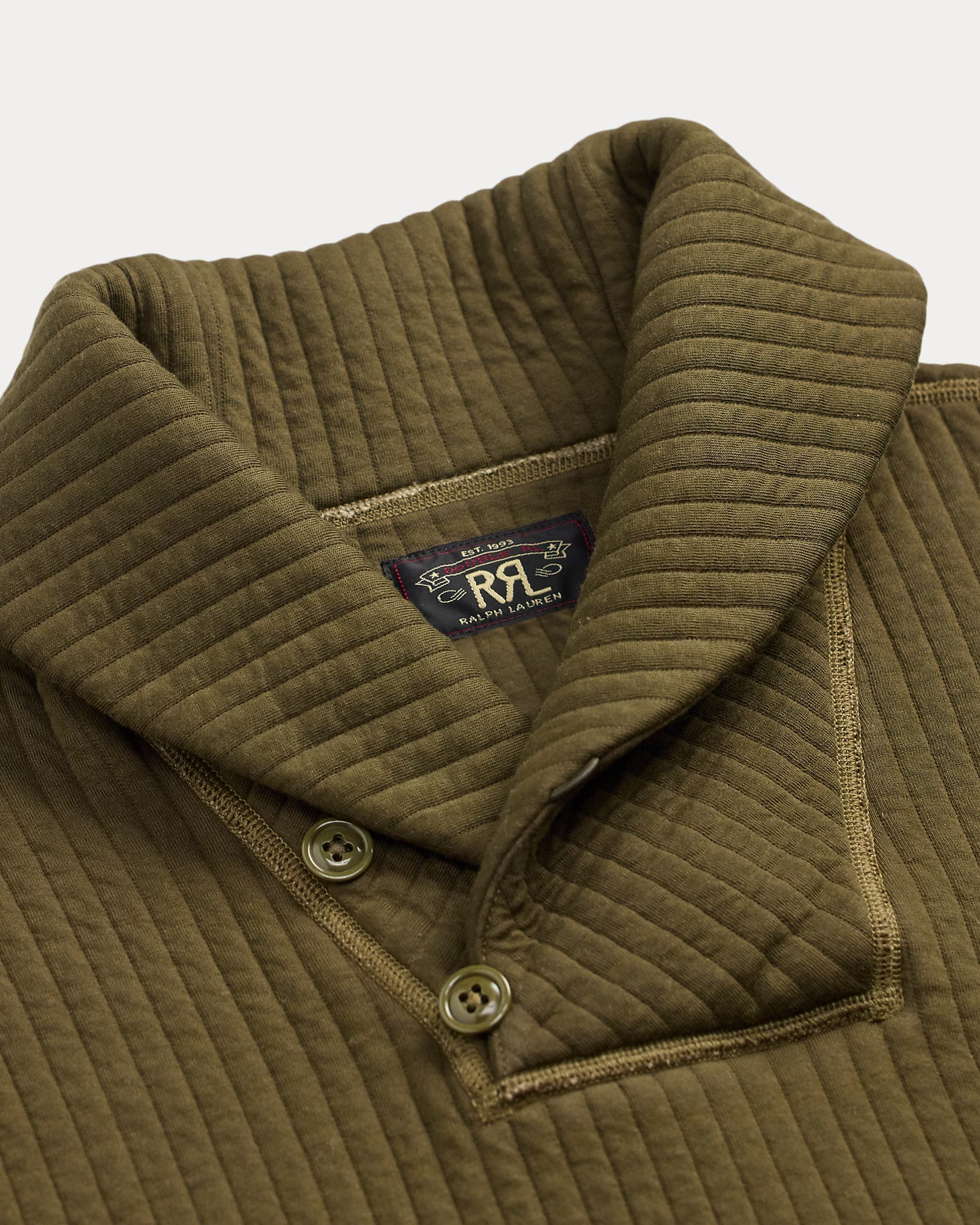 RRL Quilted Double-Knit Sweatshirt