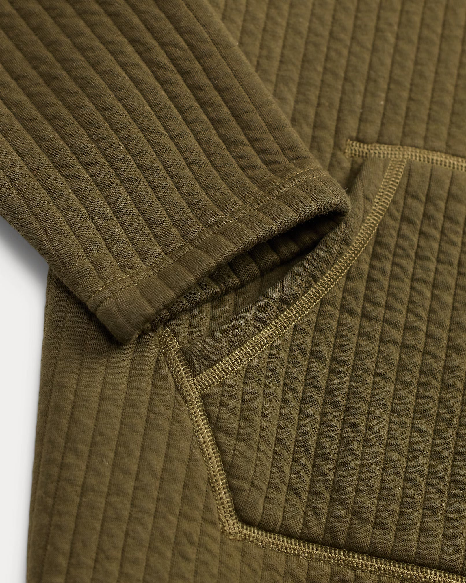 RRL Quilted Double-Knit Sweatshirt