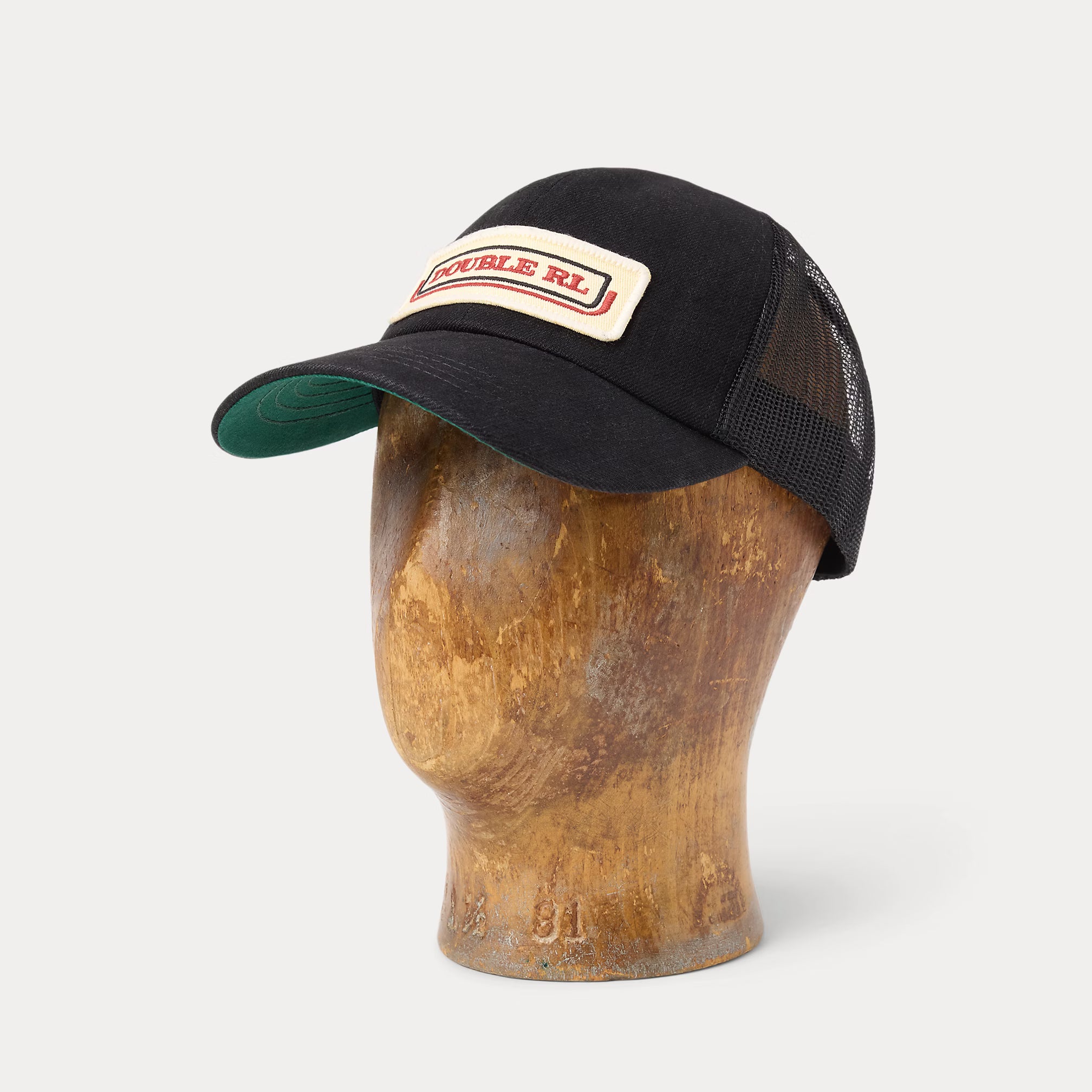 RRL Logo-Patch Denim Trucker Cap