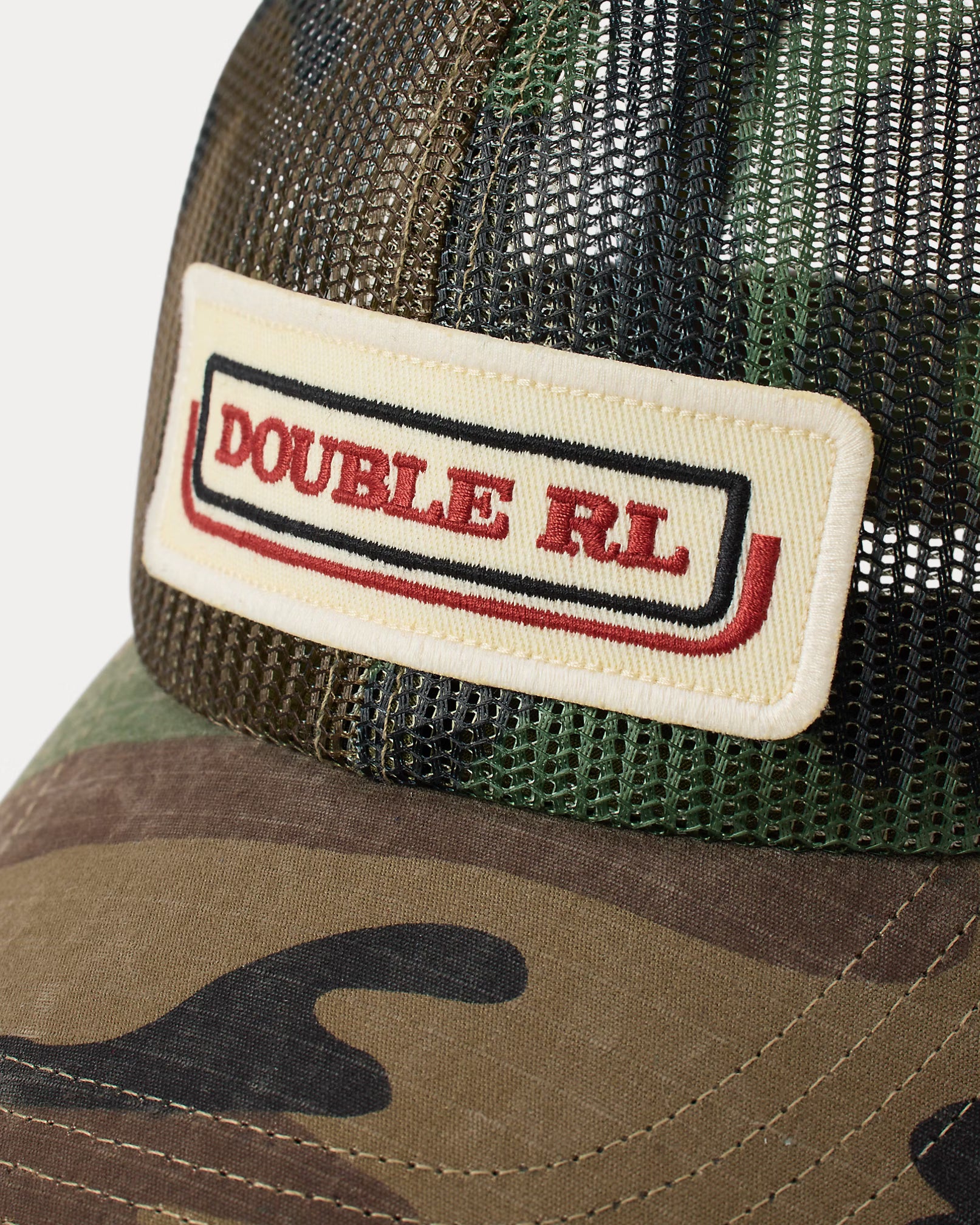 RRL Camo Mesh Trucker Cap