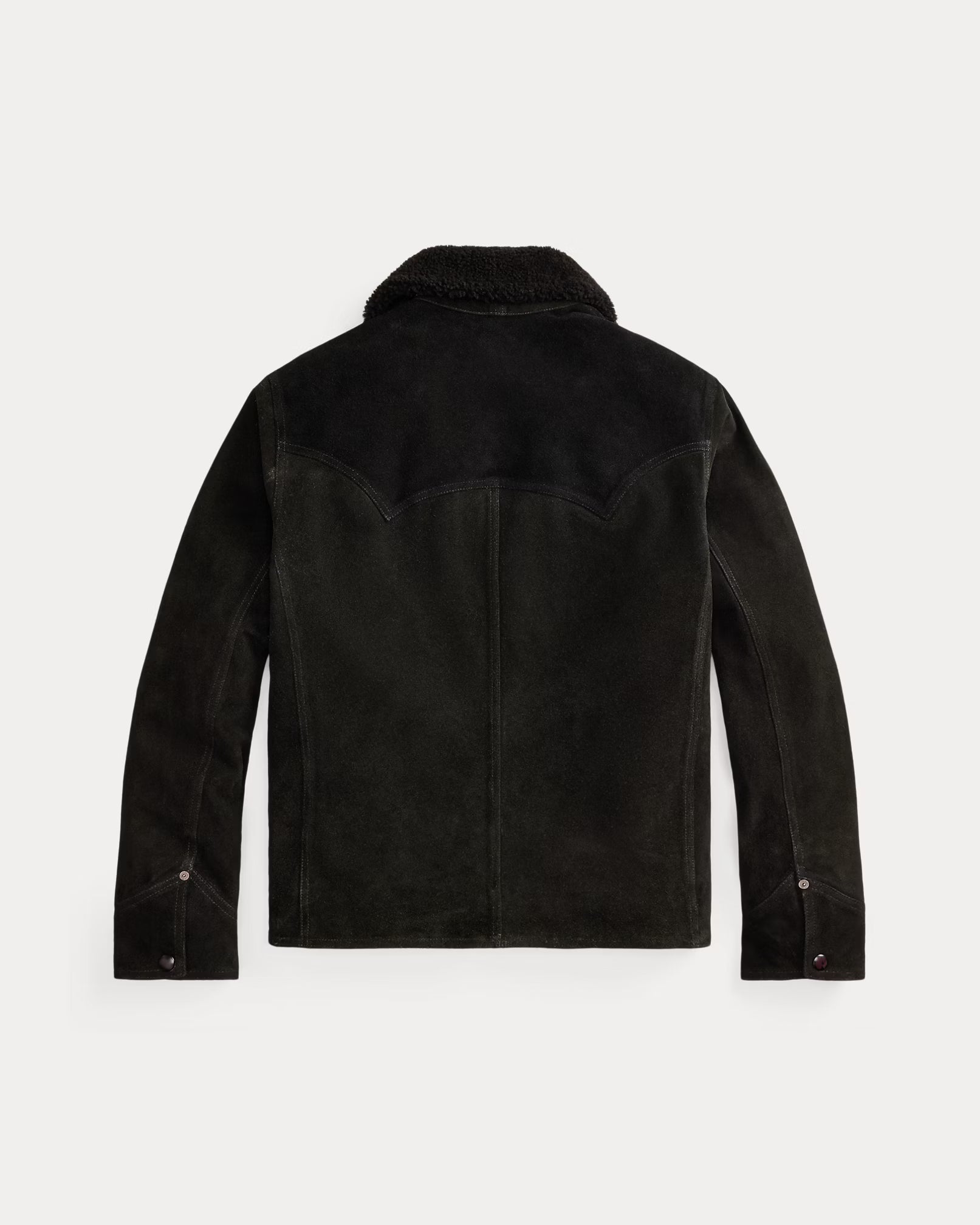 RRL Shearling-Collar Suede Western Jacket