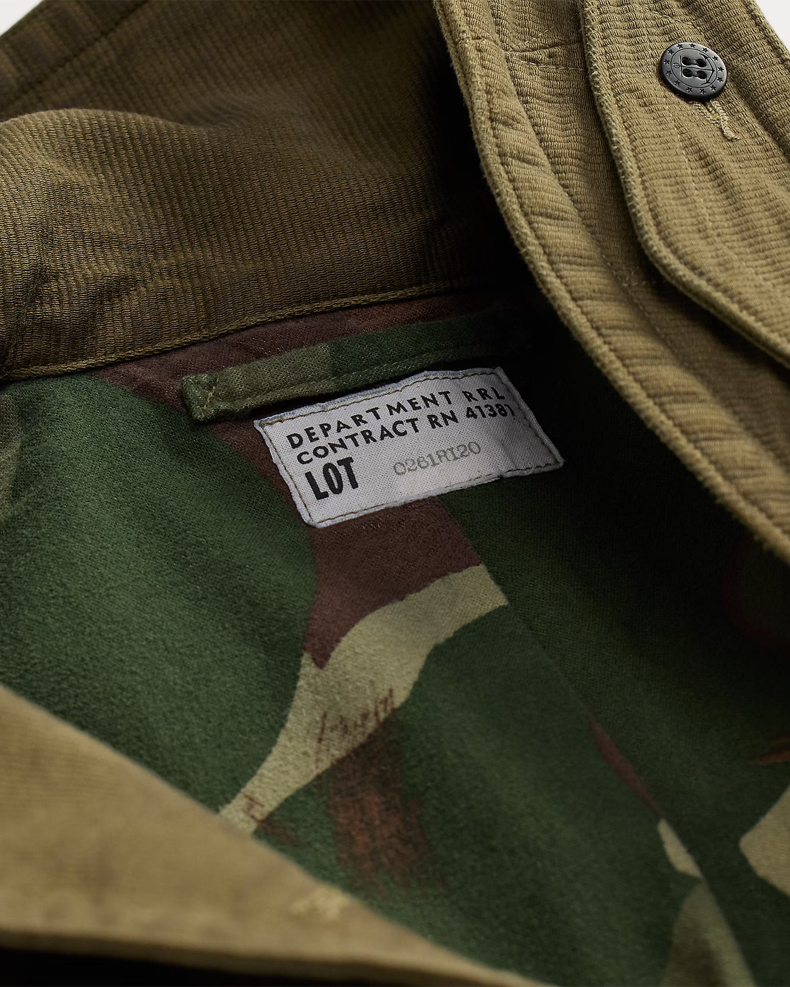 RRL Textured Cotton Peacoat