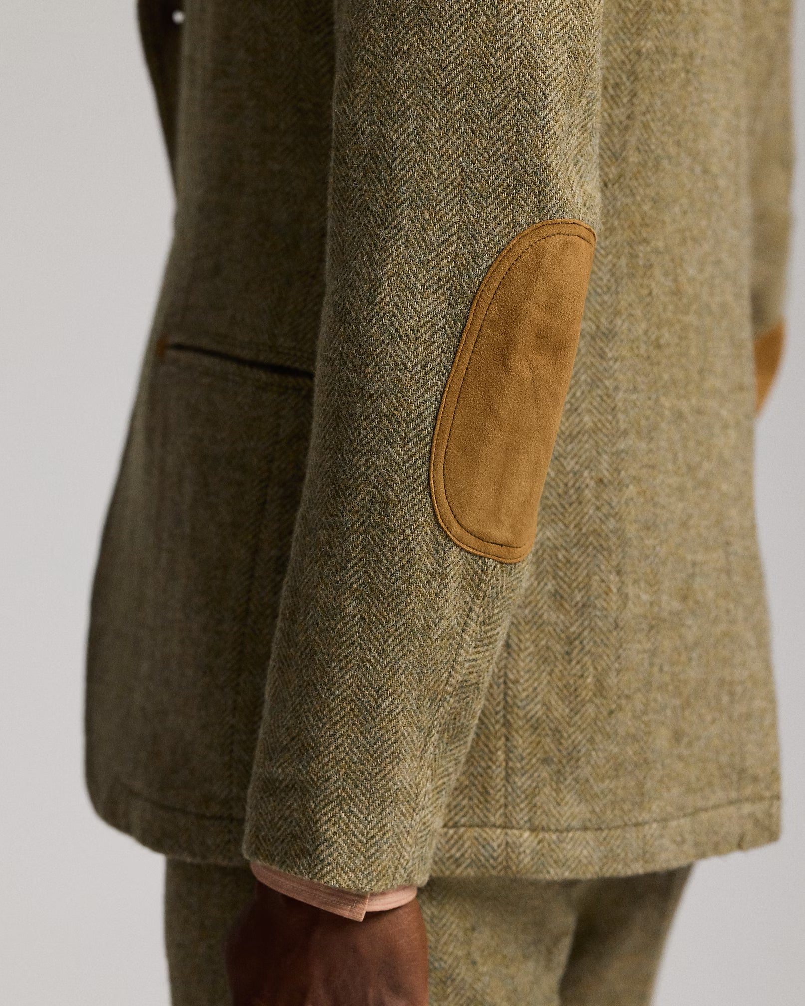 RRL Unconstructed Suede-Trim Sport Coat