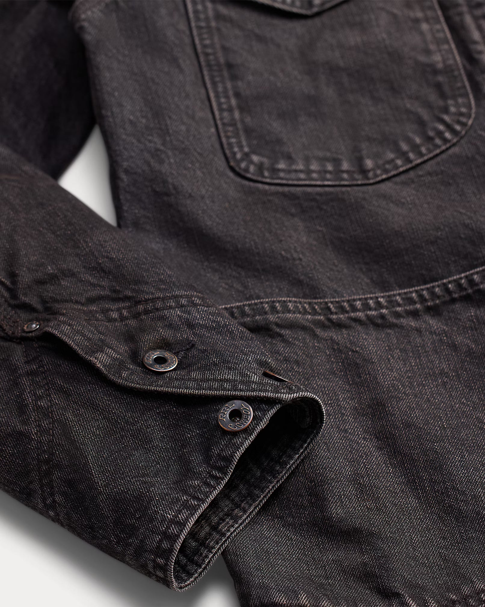 RRL Corduroy-Collar Denim Jacket