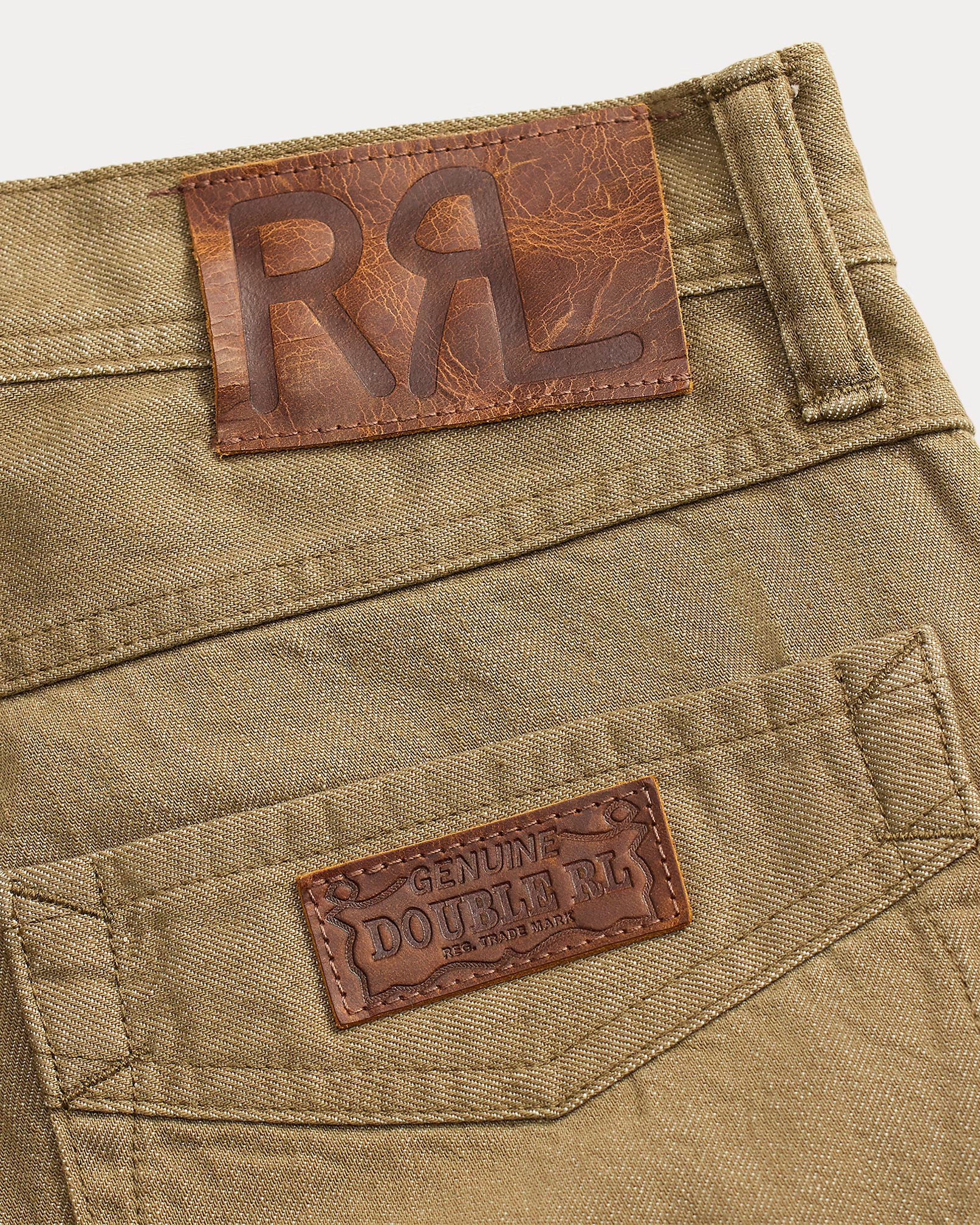 RRL Slim Fit Brown Jean
