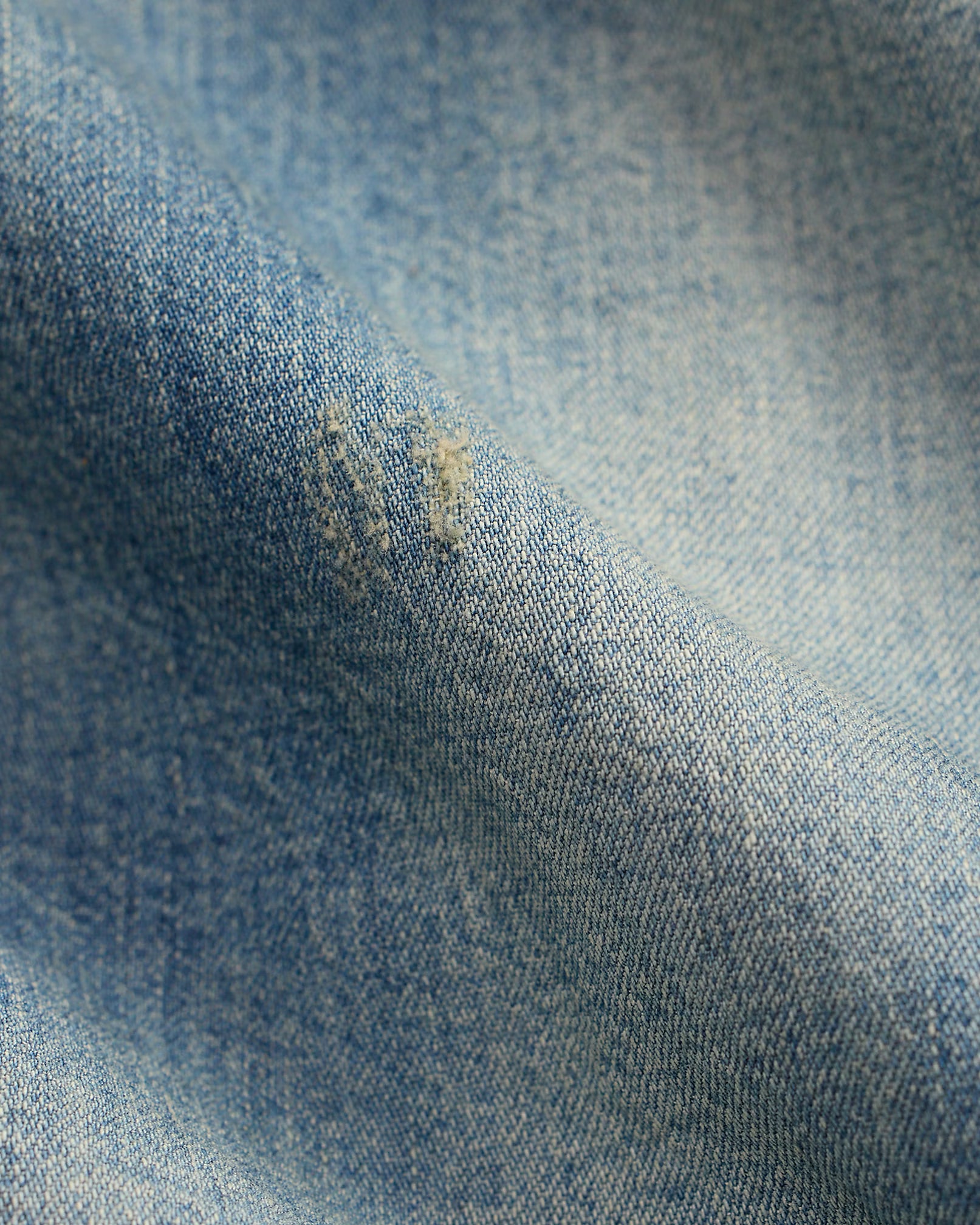 RRL Slim Fit Repaired Denim Western Shirt