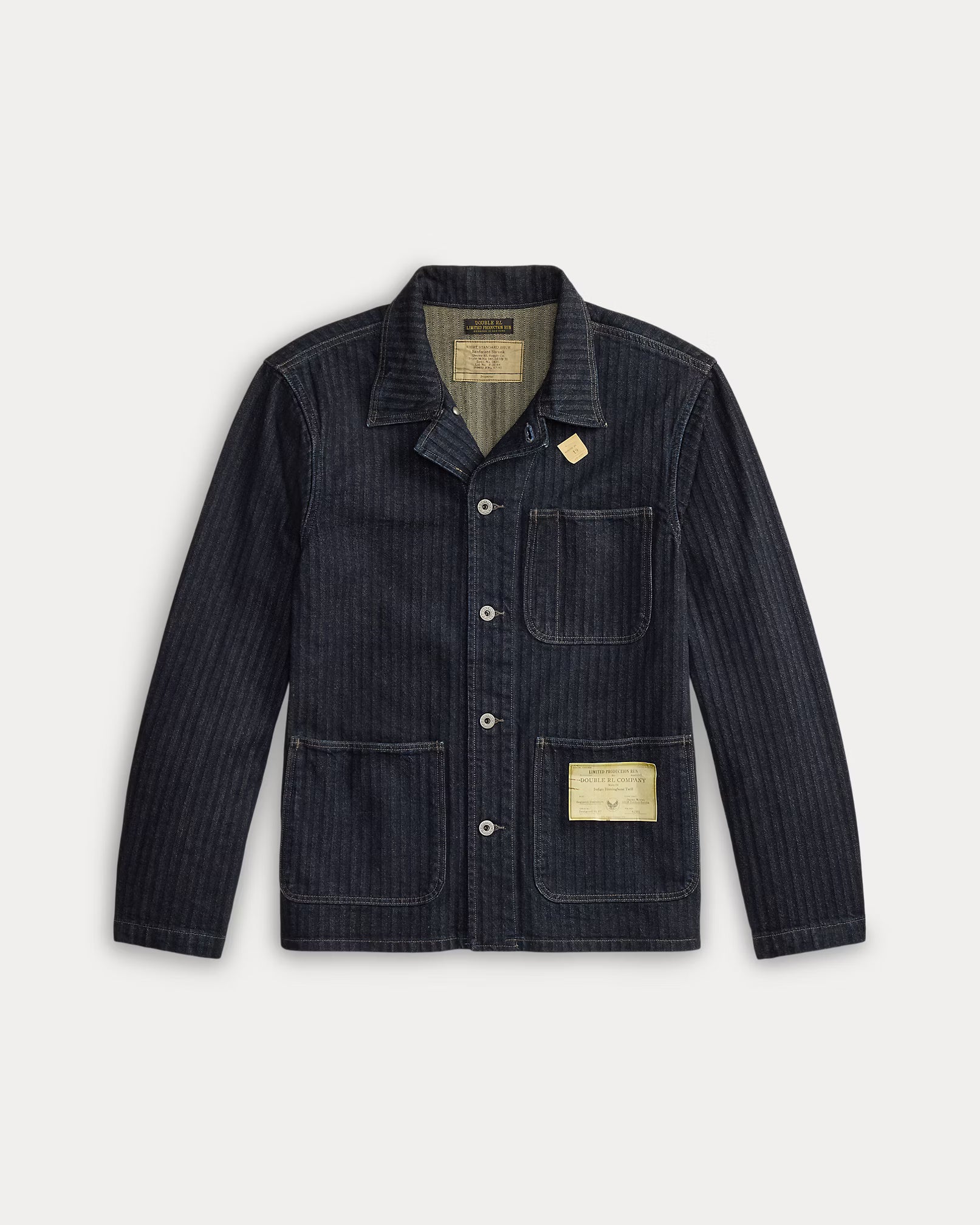RRL Limited-Edition Indigo Herringbone Shirt
