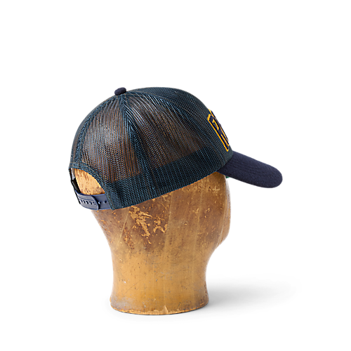 RRL Felt Bill Twill Logo Trucker Cap