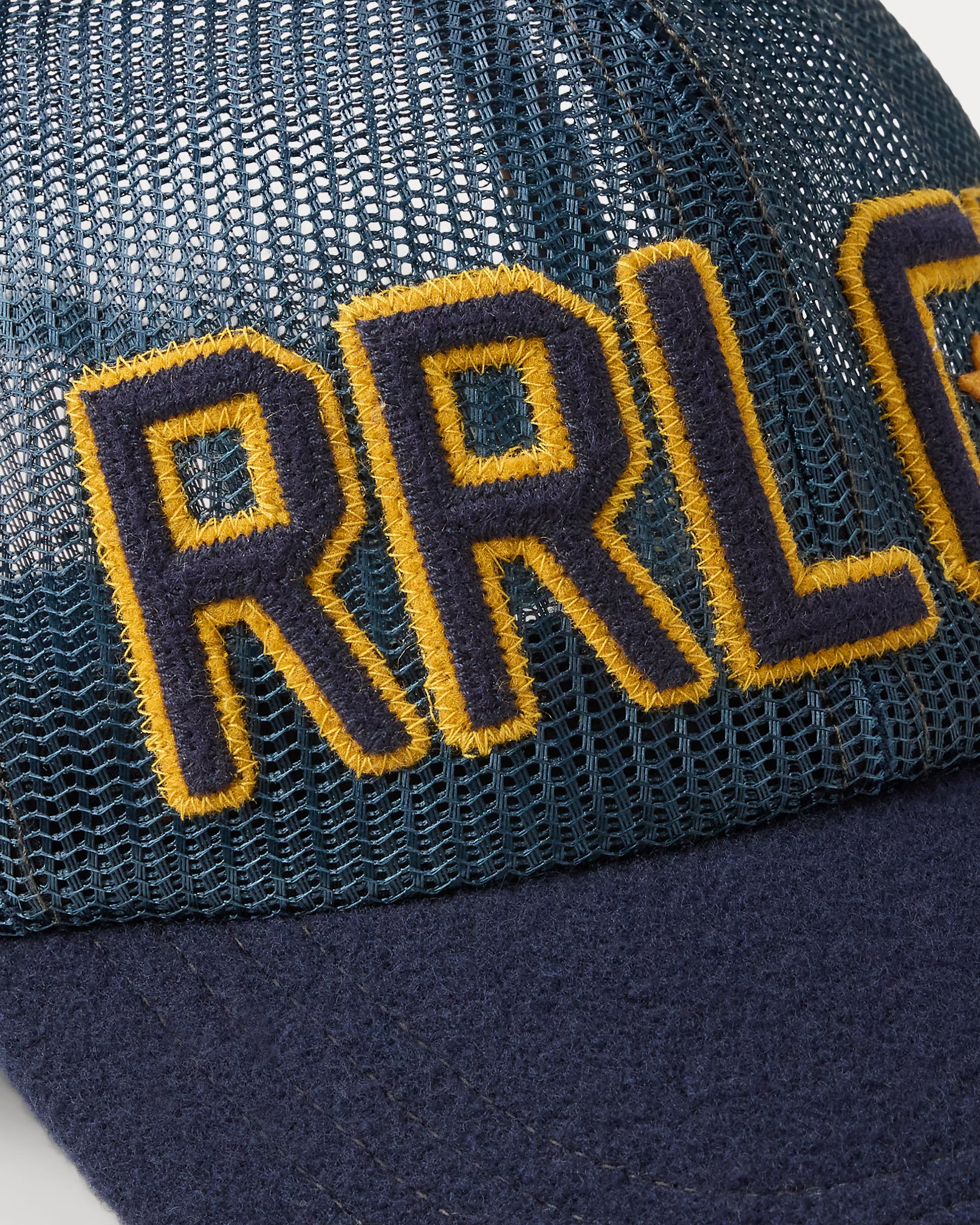 RRL Felt-Bill Mesh Trucker Cap