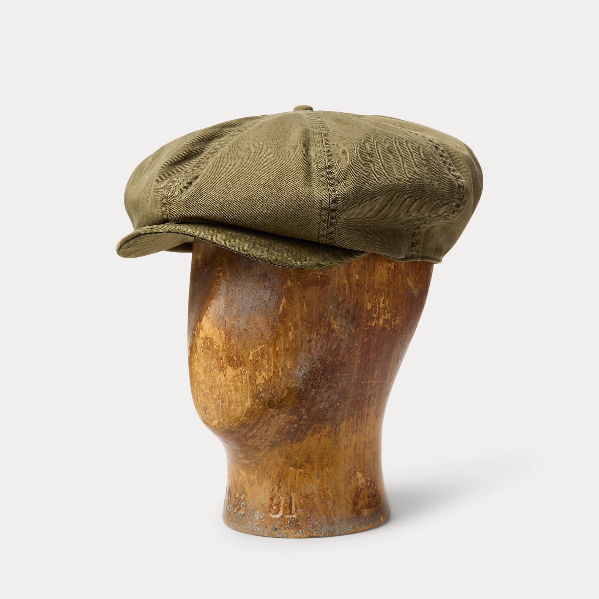 RRL Garment-Dyed Twill Newsboy Cap