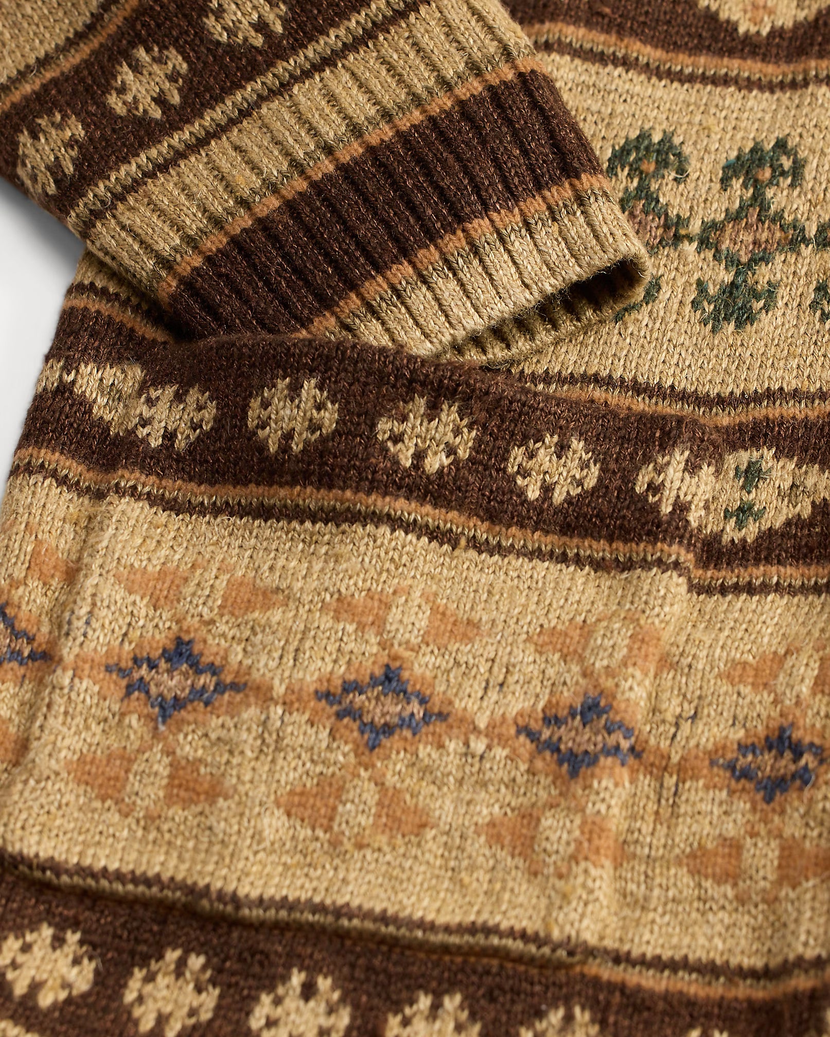 RRL Jacquard-Knit Linen-Blend Cardigan