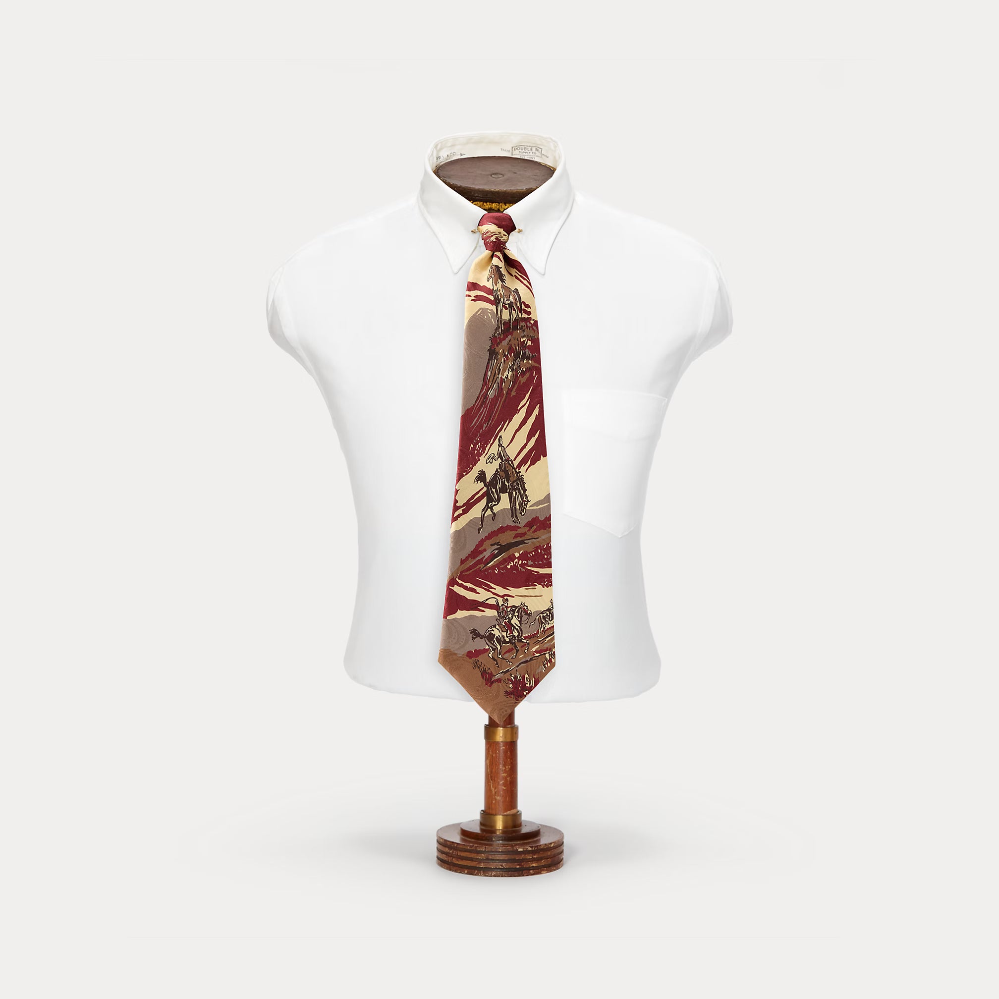RRL Handmade Western-Print Silk Tie