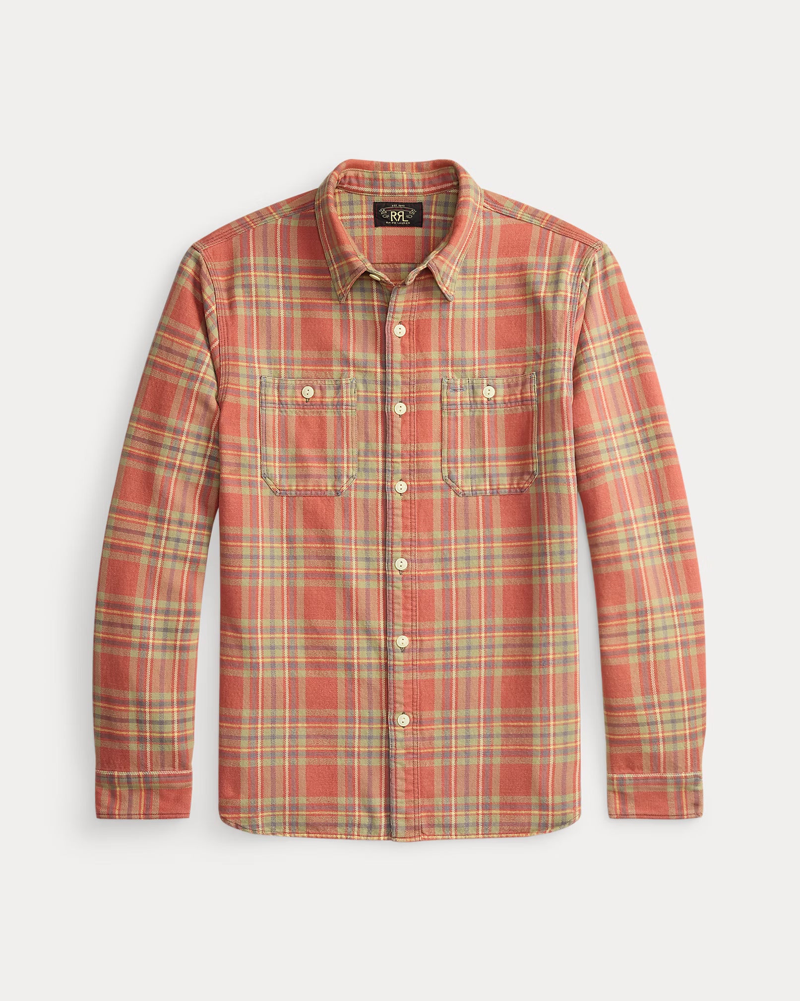 RRL Plaid Twill Workshirt